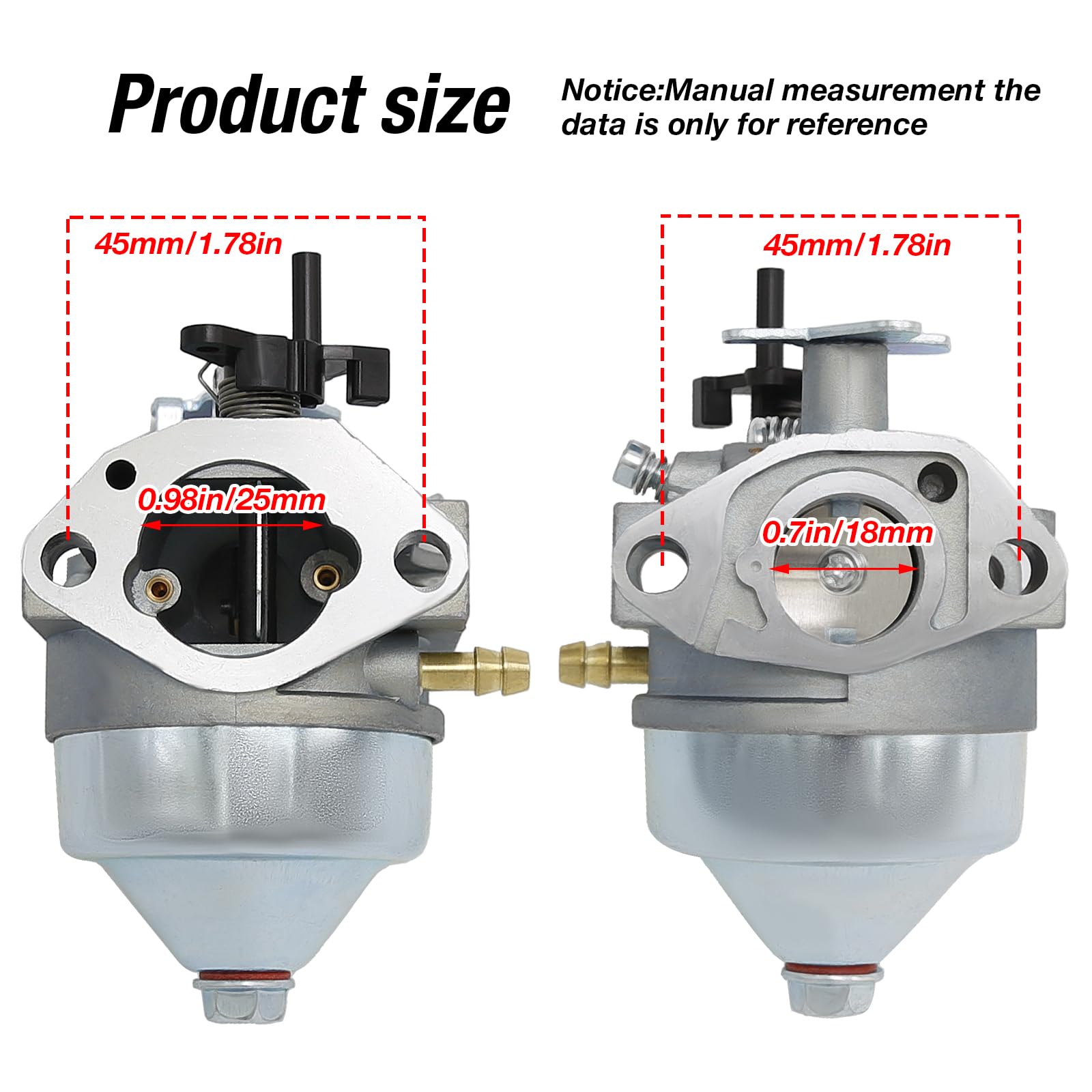 16100-Z0L-023 Carburetor Filter Kit for Honda GCV160 GCV160A GCV160LA GCV160LA0 GCV160LE HRR216 HRS216 HRB216 HRZ216 HRT216 Engi
