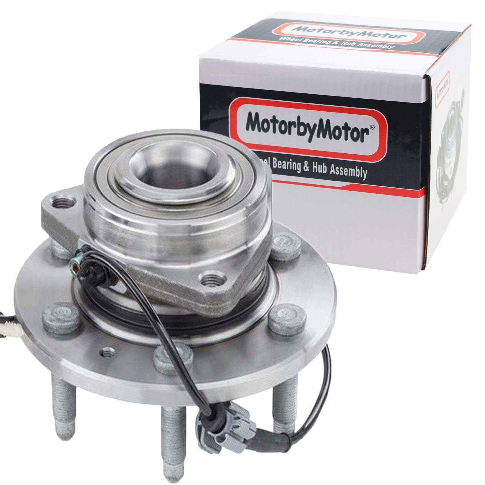 Motorbymotor 515160 Front Wheel Bearing And Hub Assembly 4Wd With 6 Lugs Fits For Chevy Silverado 1500 Suburban Tahoe, Gmc Sierr