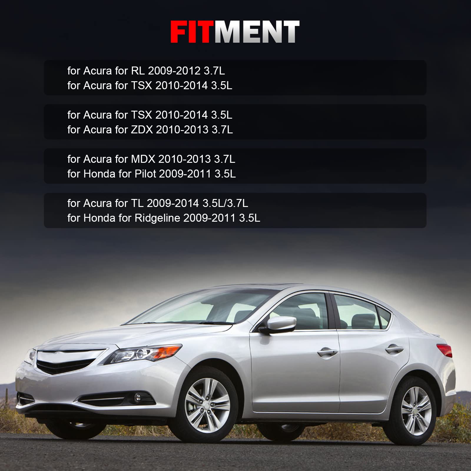 ASTOU New Alternator Fits 08-14 V6 3.5/3.7L for Honda Pilot Odyssey Ridgeline for Acura TL RL ZDX TSX MDX Replace 11391