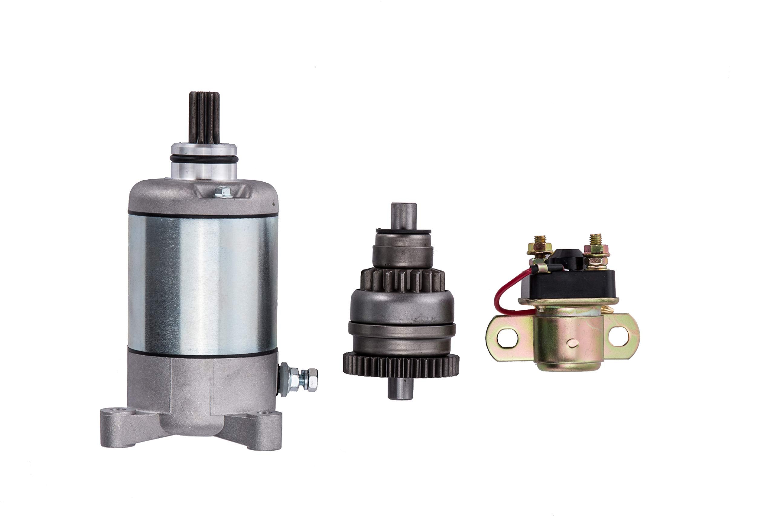 Komous Starter Drive & Relay Solenoid Fits Polaris ATV UTV Sportsman 500 1996-2002/TRAILBOSS 325 325cc 1985-2002 495713 3084981 