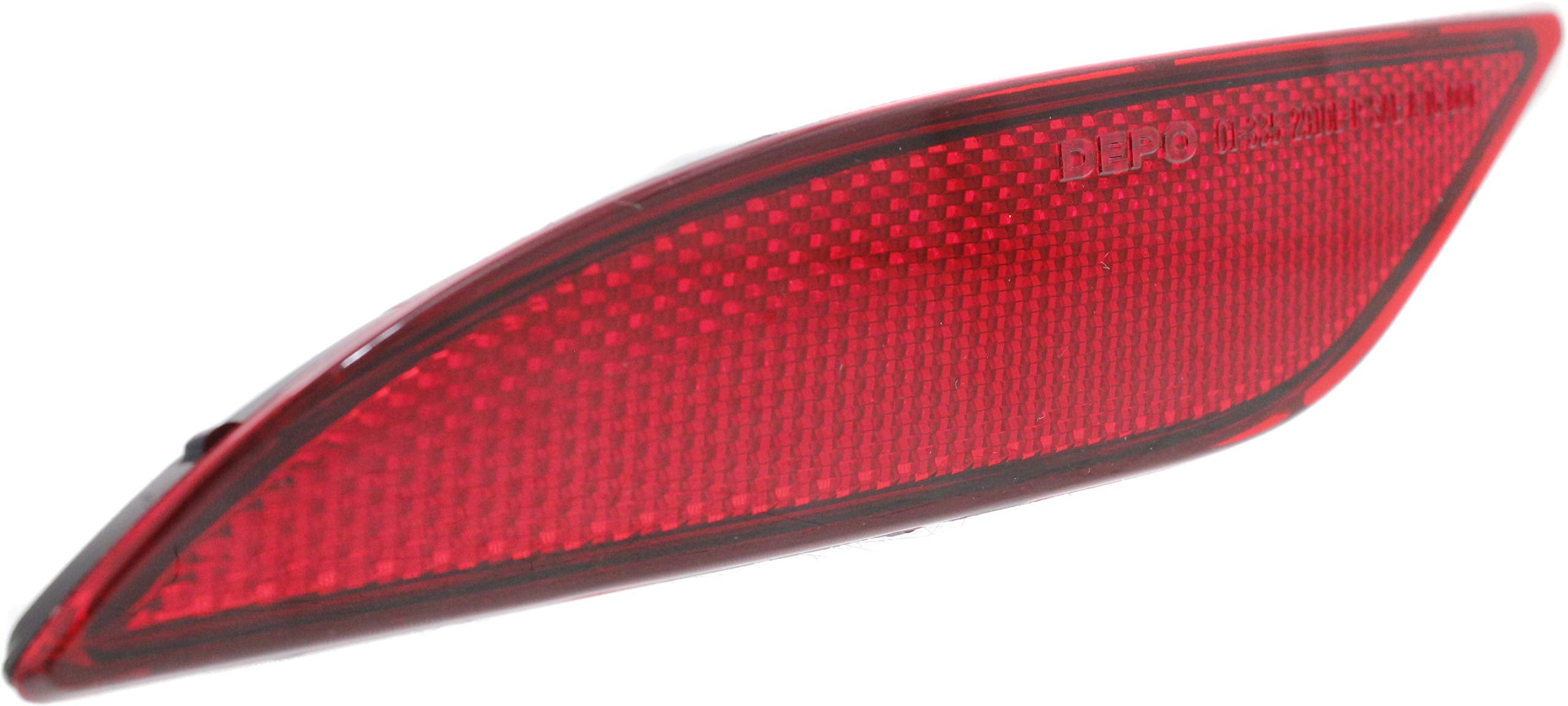 Evan Fischer Bumper Reflector Compatible With 2016-2023 Chevrolet Malibu, Rear Driver Side Gm1184113