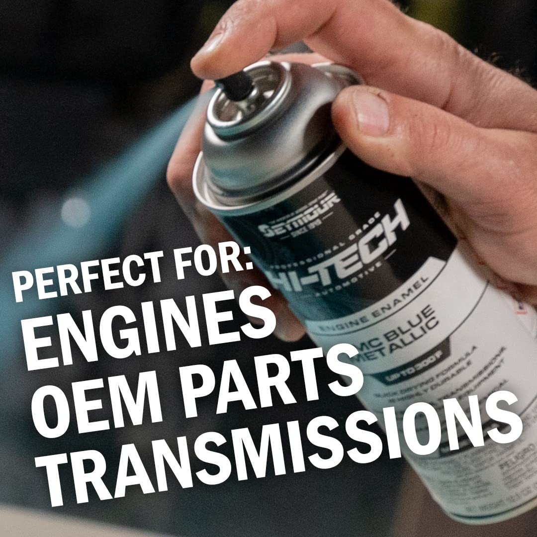 Seymour En-44 Hi-Tech Engine Spray Paint, Ford/Chrysler Red