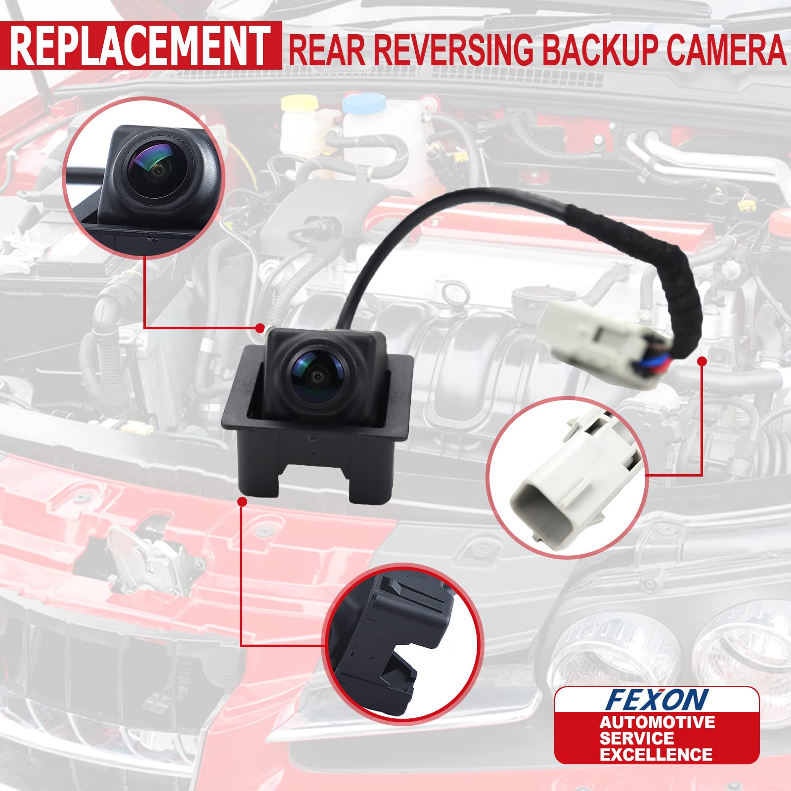 Rear Park Assist Camera Compatible With Cadillac Gm Srx 2010 2011 2012 2013 2014 2015 2016 Night Vision Waterproof Tailgate Rear
