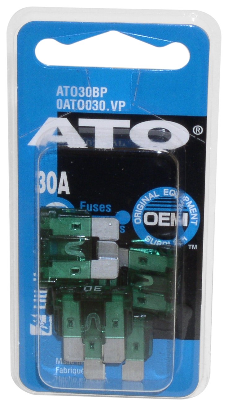 Littelfuse 0Ato030.Vpglo Ato Smartglow 12 Volt Dc 30 Amp Fuse, (Pack Of 2)