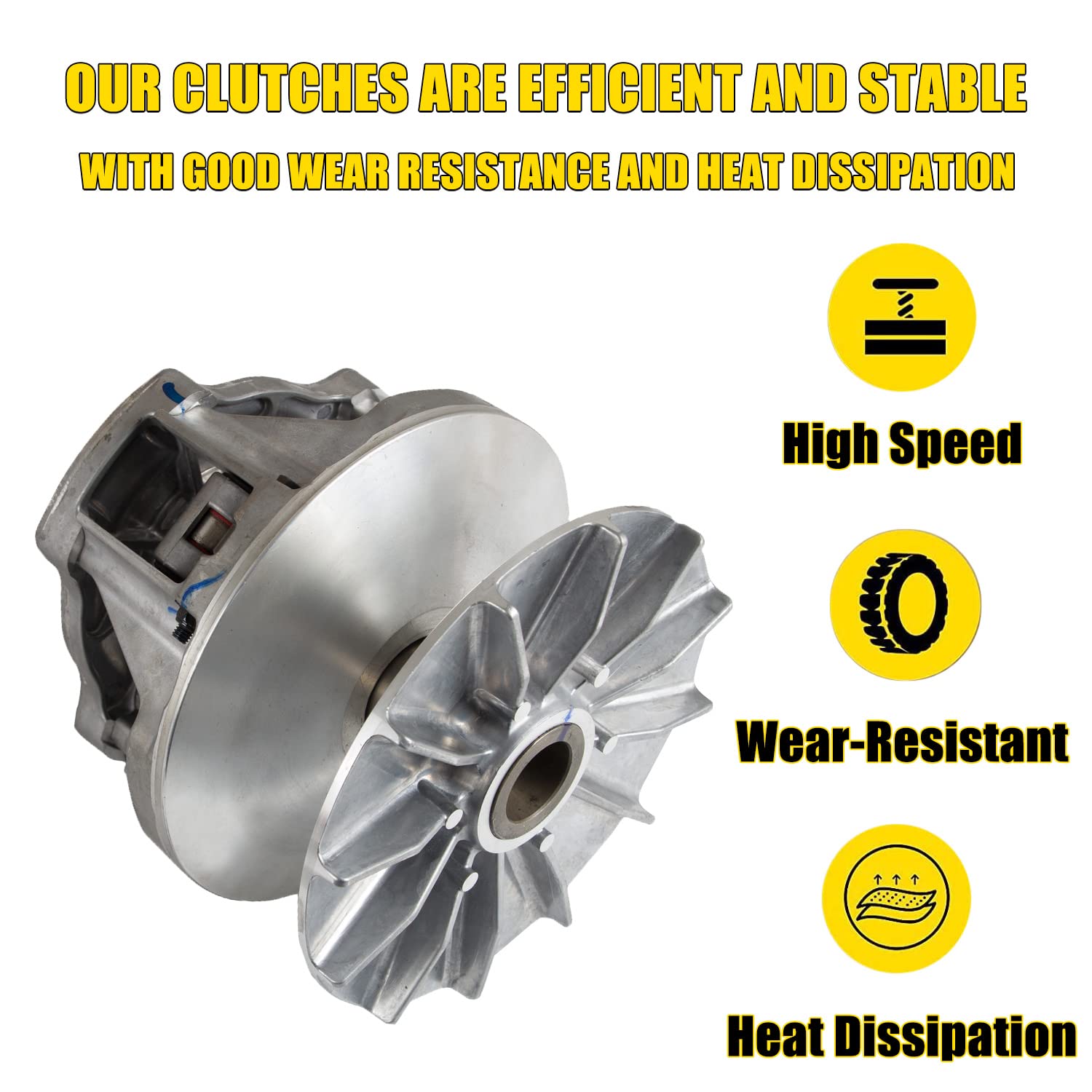 Primary Drive Clutch Compatible With Polaris Sportsman 500 Magnum 325 330 Scrambler 400 500 Etc, Replaces 1321476 1321468 1321976 1322996