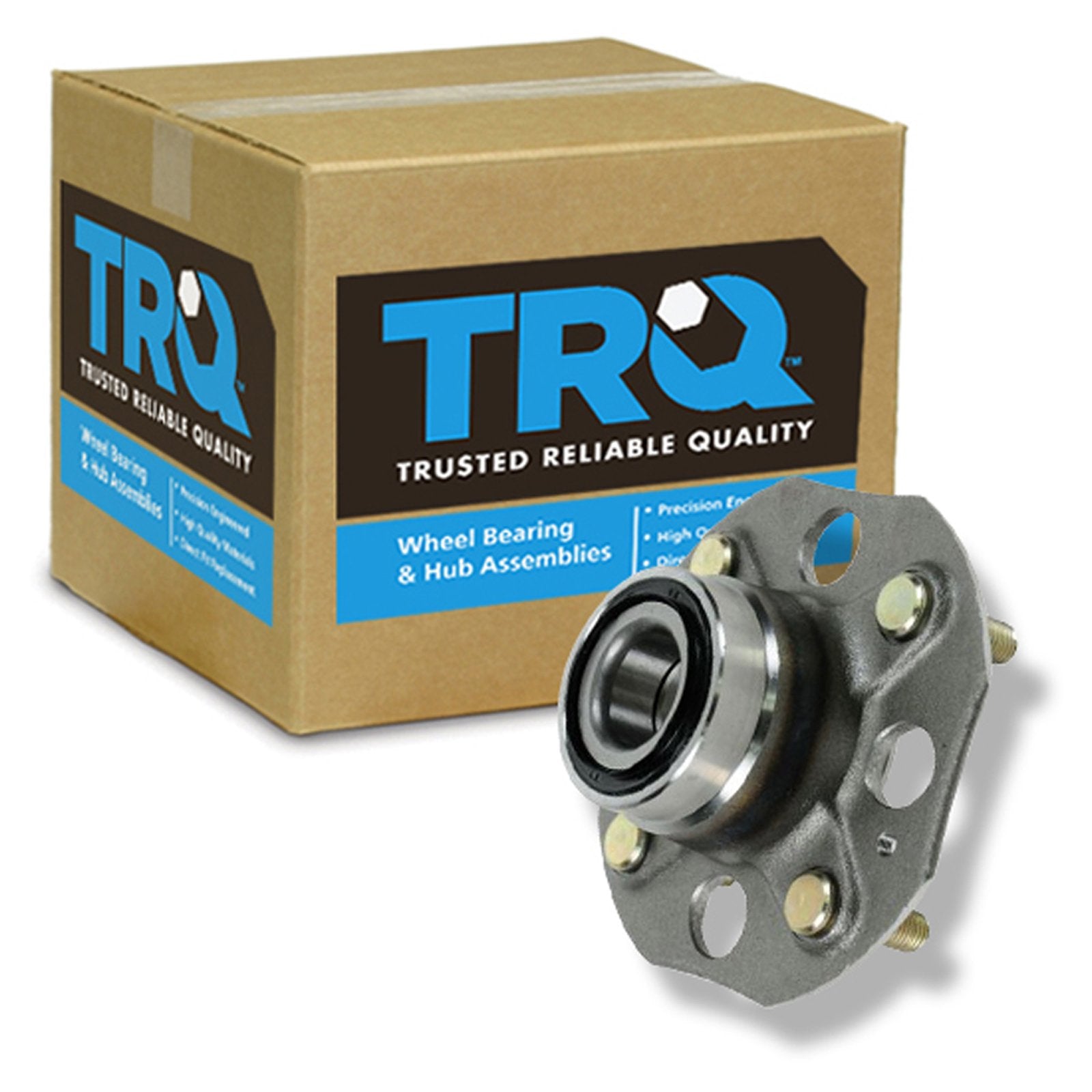 Trq Rear Left Right Wheel Hub Bearing Assembly Driver Passenger Side Compatible With 1990-1997 Honda Accord