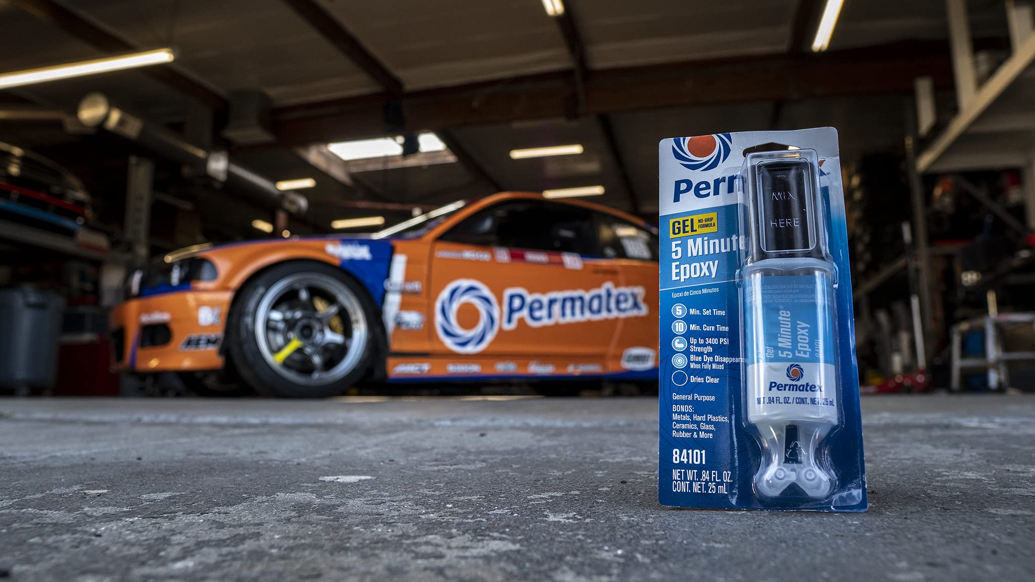 Permatex 84101 PermaPoxy 5 Minute General Purpose Epoxy, 0.84 oz,(Package May Vary)