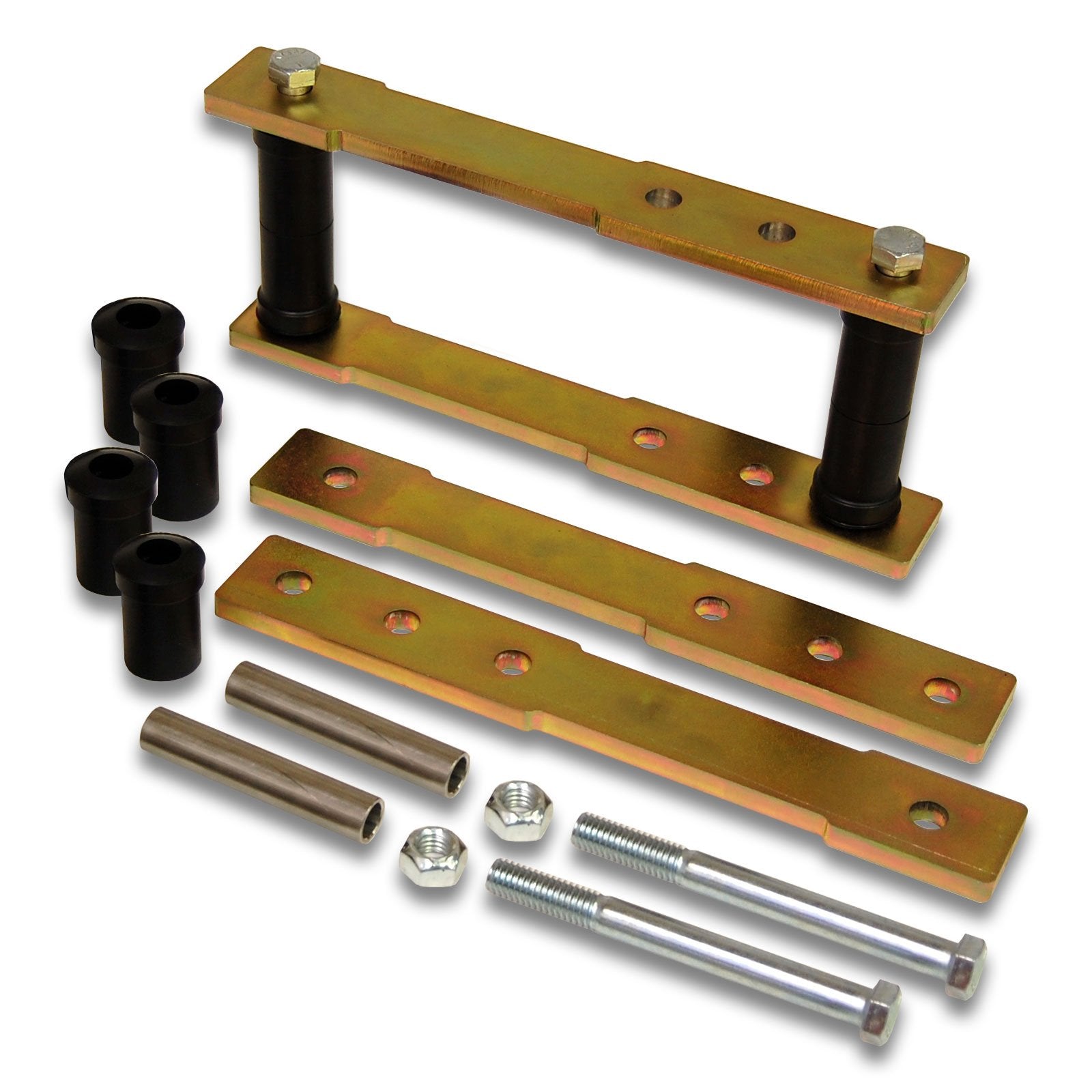 MPI 1' to 4' Adjustable 3-Position Rear Leaf Spring Shackle Lift Kit/Set Compatible with Select Mopar B-Body, C-Body, M-Body - MADE IN USA