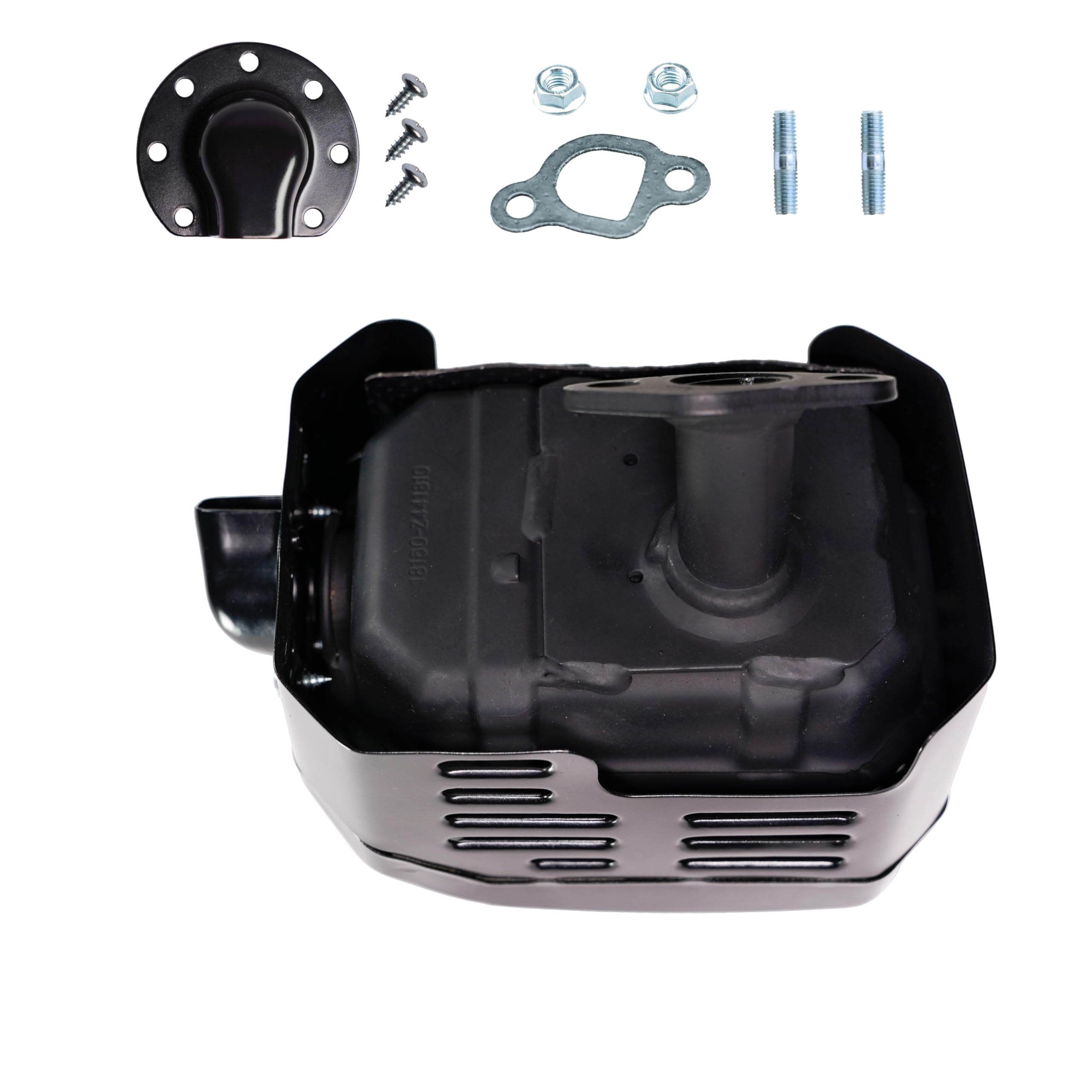 JMCHstore OEM Exhaust Muffler w/Deflector for Predator 212 Engine Water Pump, Chipper, Shredder, Power Washer, Snowblower Replacement Kit