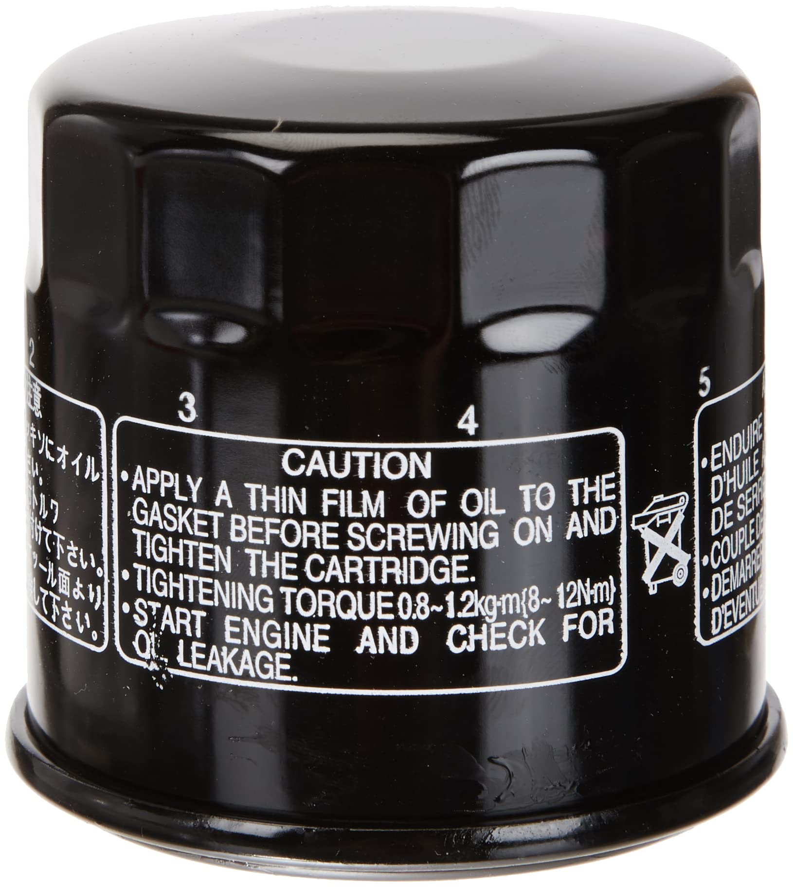Hiflofiltro Hf138 Black Standard Premium Oil Filter, Single