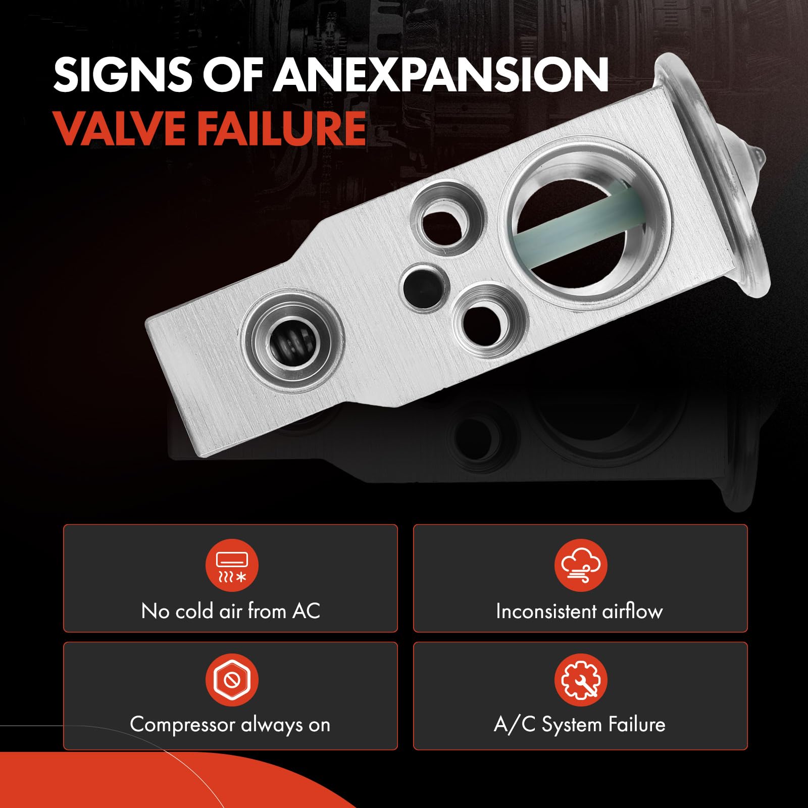 A-Premium A/C Expansion Valve Compatible with Mazda 6 2.3L 3.0L 2003-2008