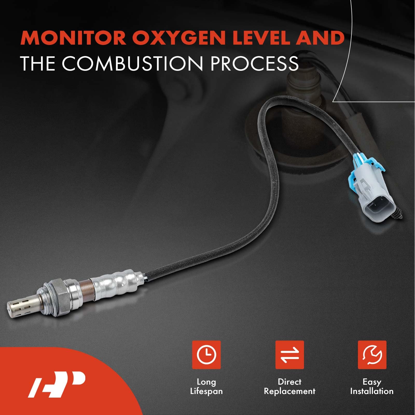 A-Premium 4Pcs O2 Oxygen Sensor Upstream And Downstream Compatible With Cadillac, Chevy & Gmc Models - Escalade, Silverado 1500 04-05, Suburban 1500 03-04, Tahoe, Sierra 1500 03-05, Yukon 03-04 - 5.3L