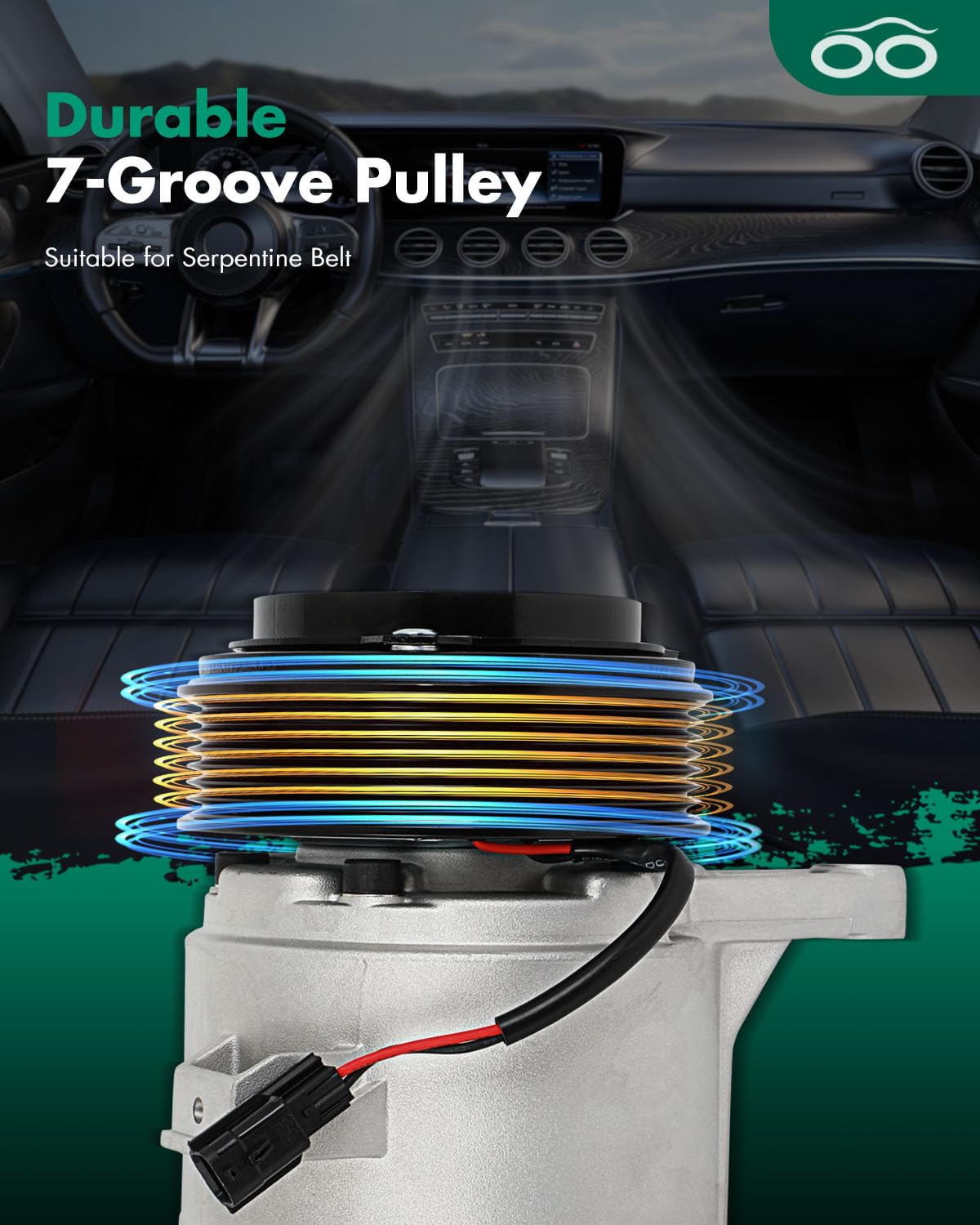 SCITOO AC Compressor with Clutch CO 11319C Compatible for Nissan Maxima Murano Pathfinder 3.5L 2011 2012 2013 2015 2015