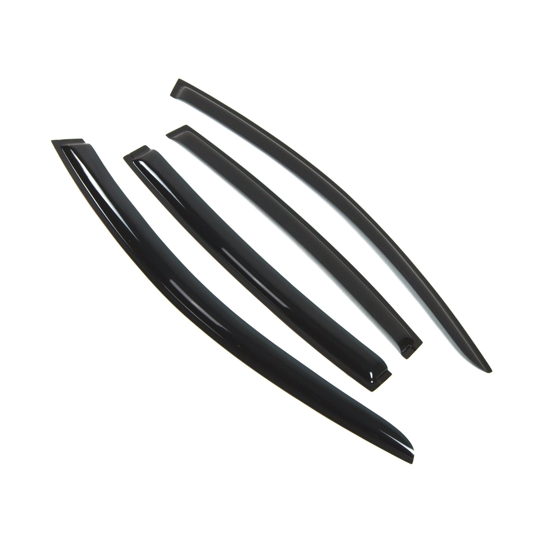 Tuningpros Outside Mount Window Vent Visors Rain Guards Compatible With Hyundai Genesis 2009-2014 | Side Window Wind Deflectors