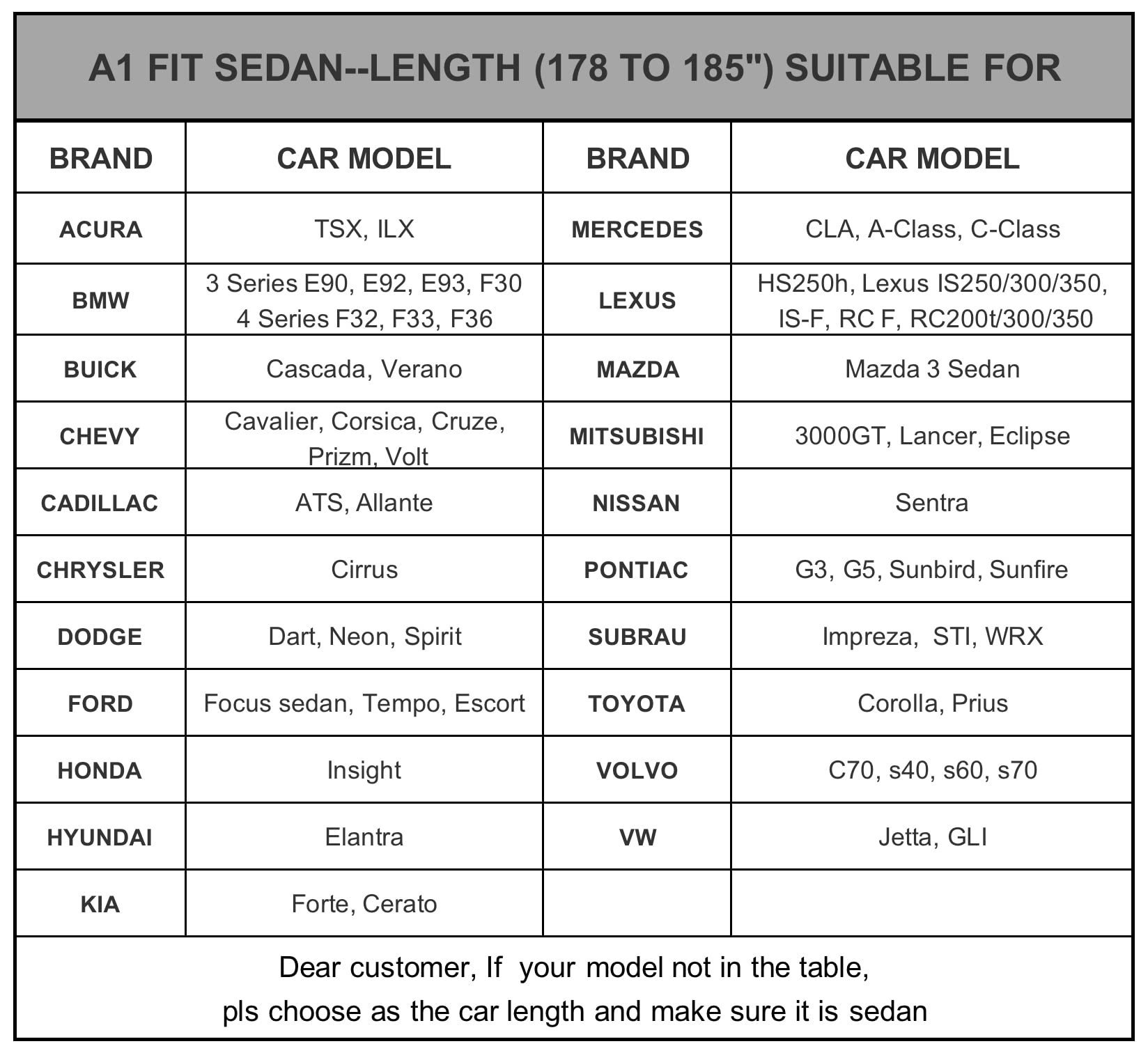 kayme 6 Layers Waterproof Car Cover, All Weather Protection for Sedan (178-185 inch), Aluminum-Silver, UV & Rain Shield with Zipper