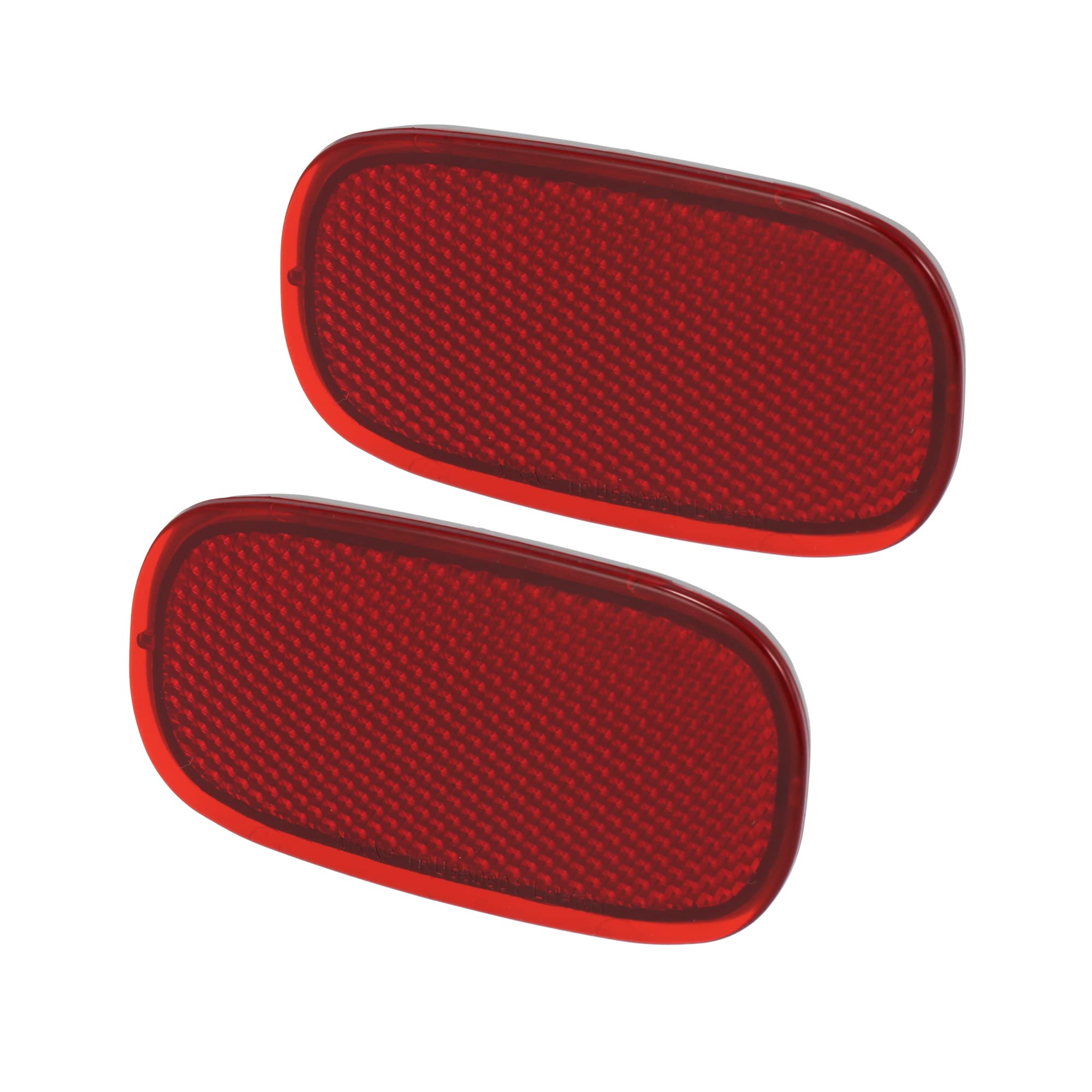 X AUTOHAUX Pair Exterior Rear Bumper Side Marker Reflector Red for Toyota RAV4 1996-2005 for Toyota Matrix 2010-2014 Left Right 