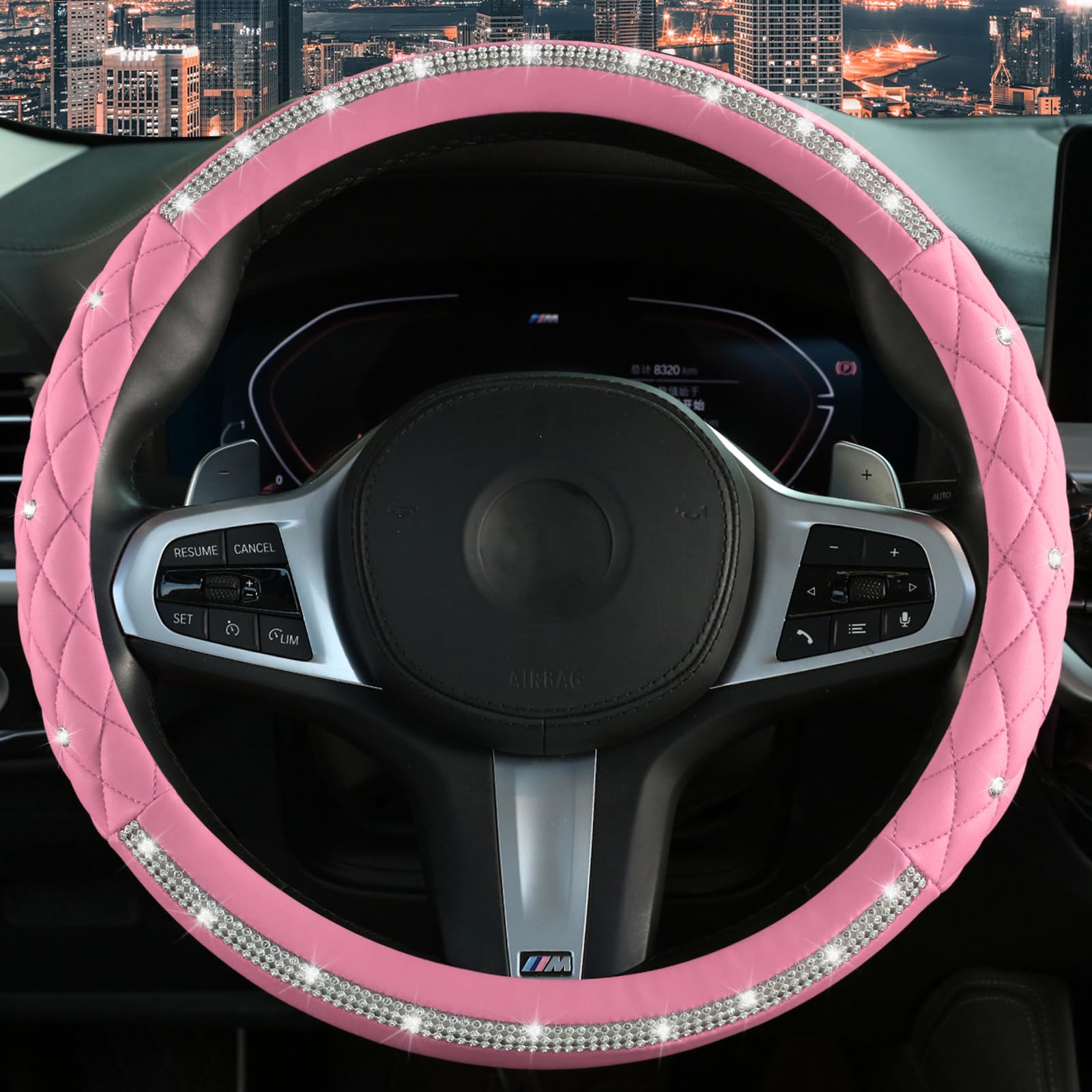Diamond Steering Wheel Cover