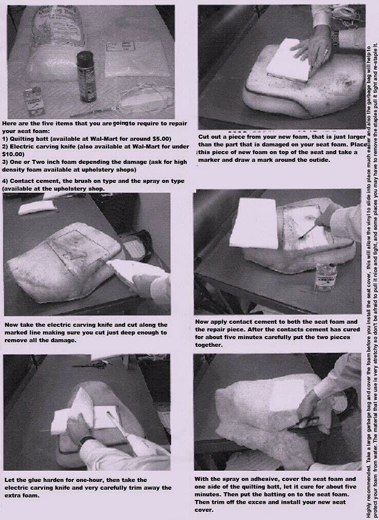 New Replacement Seat Cover Fits Polaris Scrambler Trailblazer Sport 1995-03 250 400 500 758B