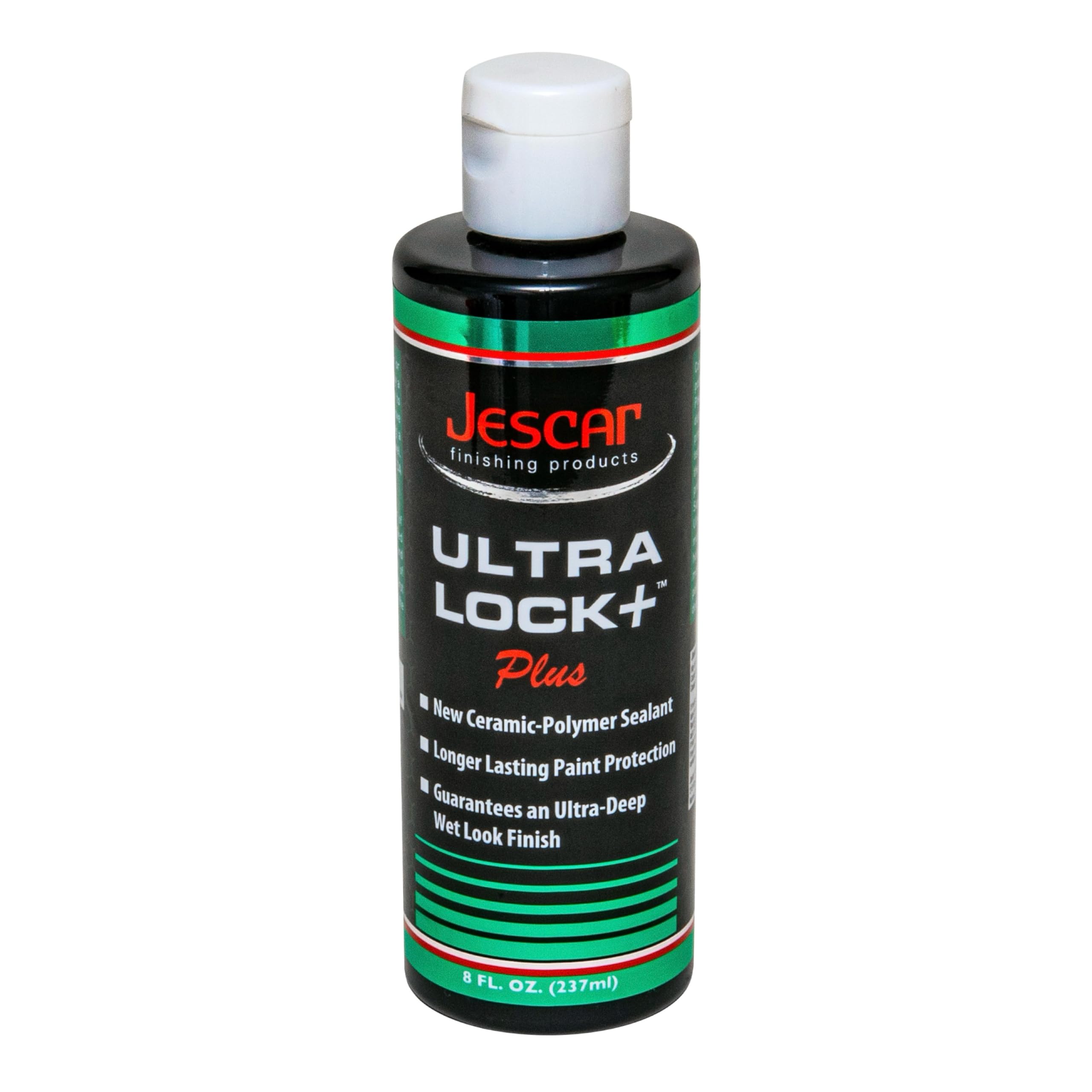 Jescar Ultra Lock + - 8oz | SiO2-Infused Advanced Polymer Sealant for Long-Lasting Paint Protection and High Gloss Finish - UV P