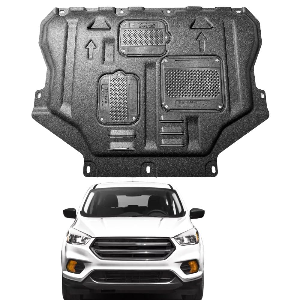 Mud Flaps Engine Guards for Ford Escape 2013 2014 2015 2016 2017 2018 2019 Front Engine Splash Shield Guards Suitable for Escape