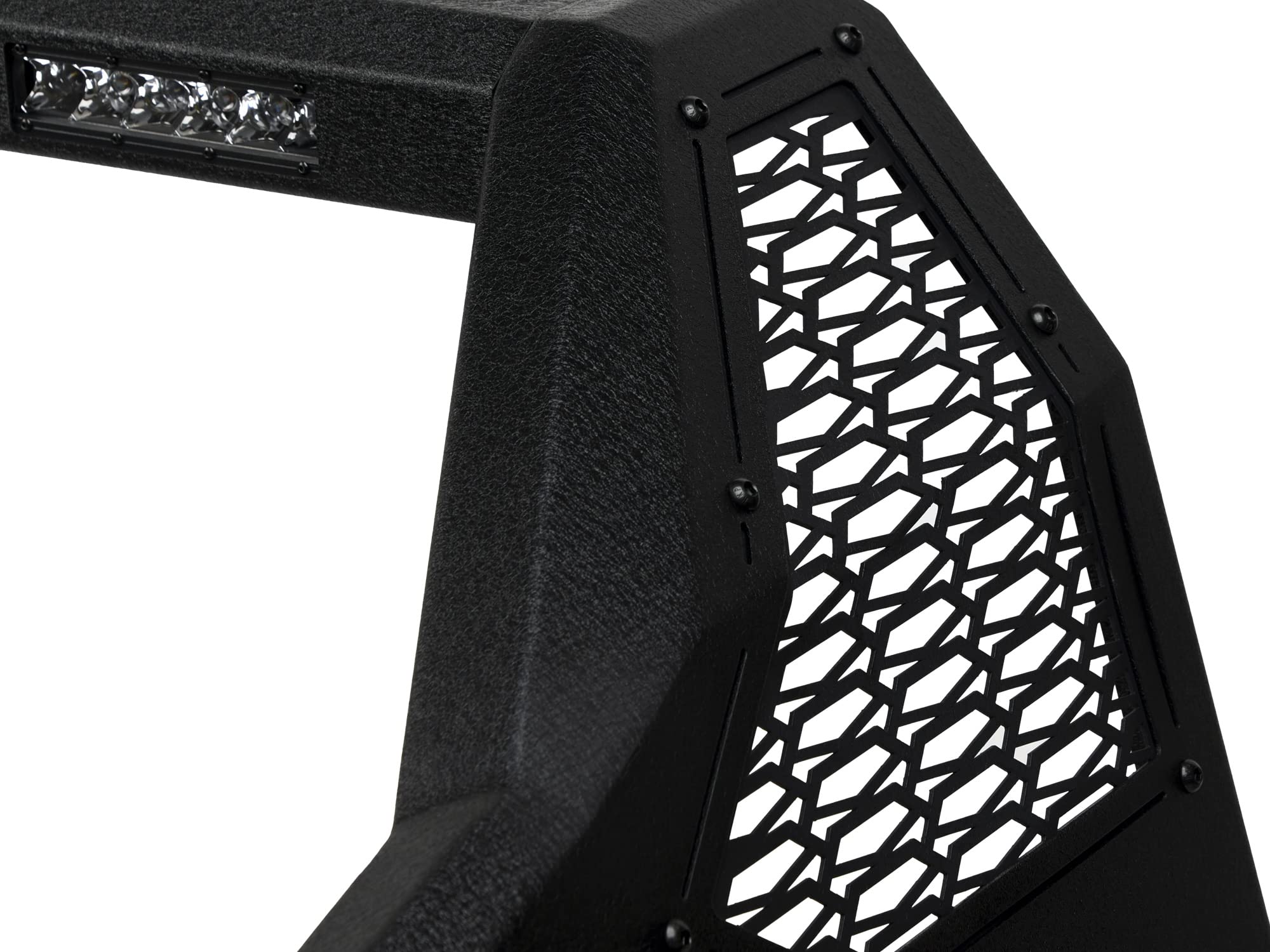 Armordillo Usa 8708026 Cr-S Modular Adjustable Chase Rack With Led Lights - Textured Black Fits 2009-2018 Dodge Ram 1500 2500 3500/2019-2022 1500 Classic / 1998-2022 Ford F250 F350 F450 F550