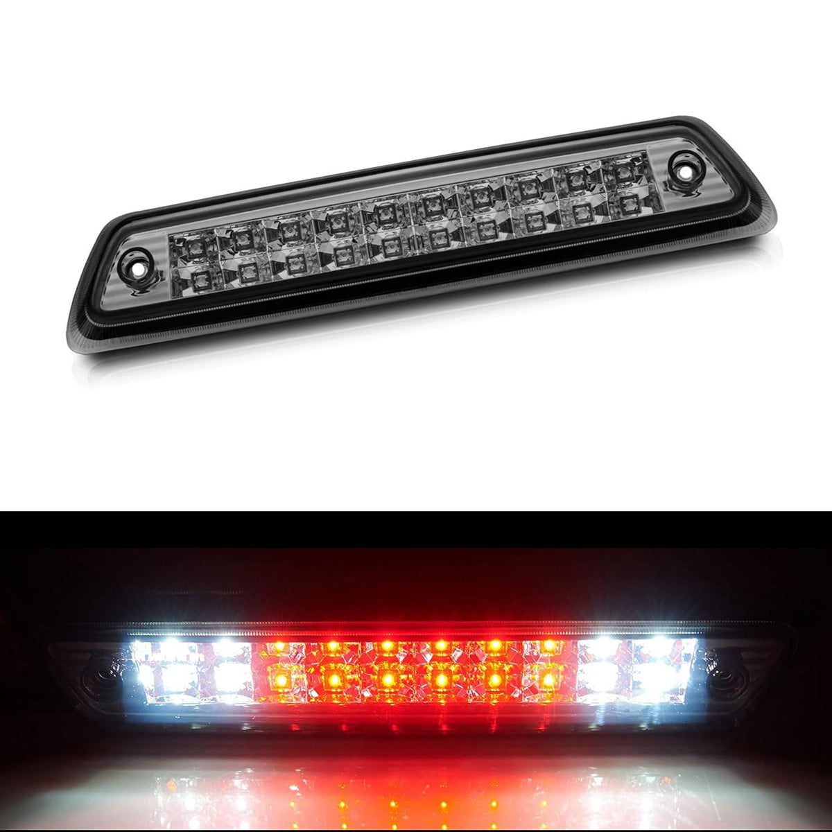 Cxdar Third 3Rd Brake Light, Led High Mount Stop Light For 2009-2014 Ford F150, 10-14 Lincoln Mark Lt, Rear Center Cab Roof Tail