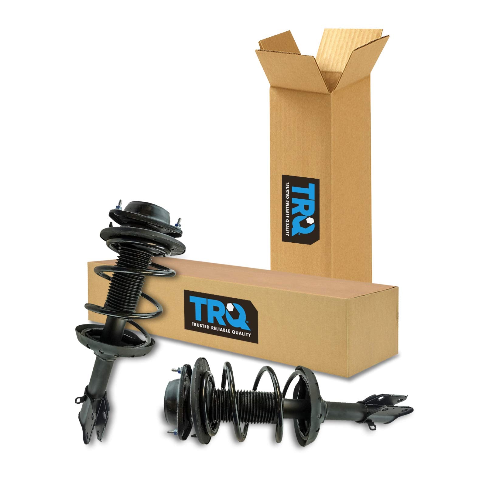 Trq Front Strut & Coil Spring Assembly Set Driver & Passenger Sides Compatible With 10-12 Subaru Legacy