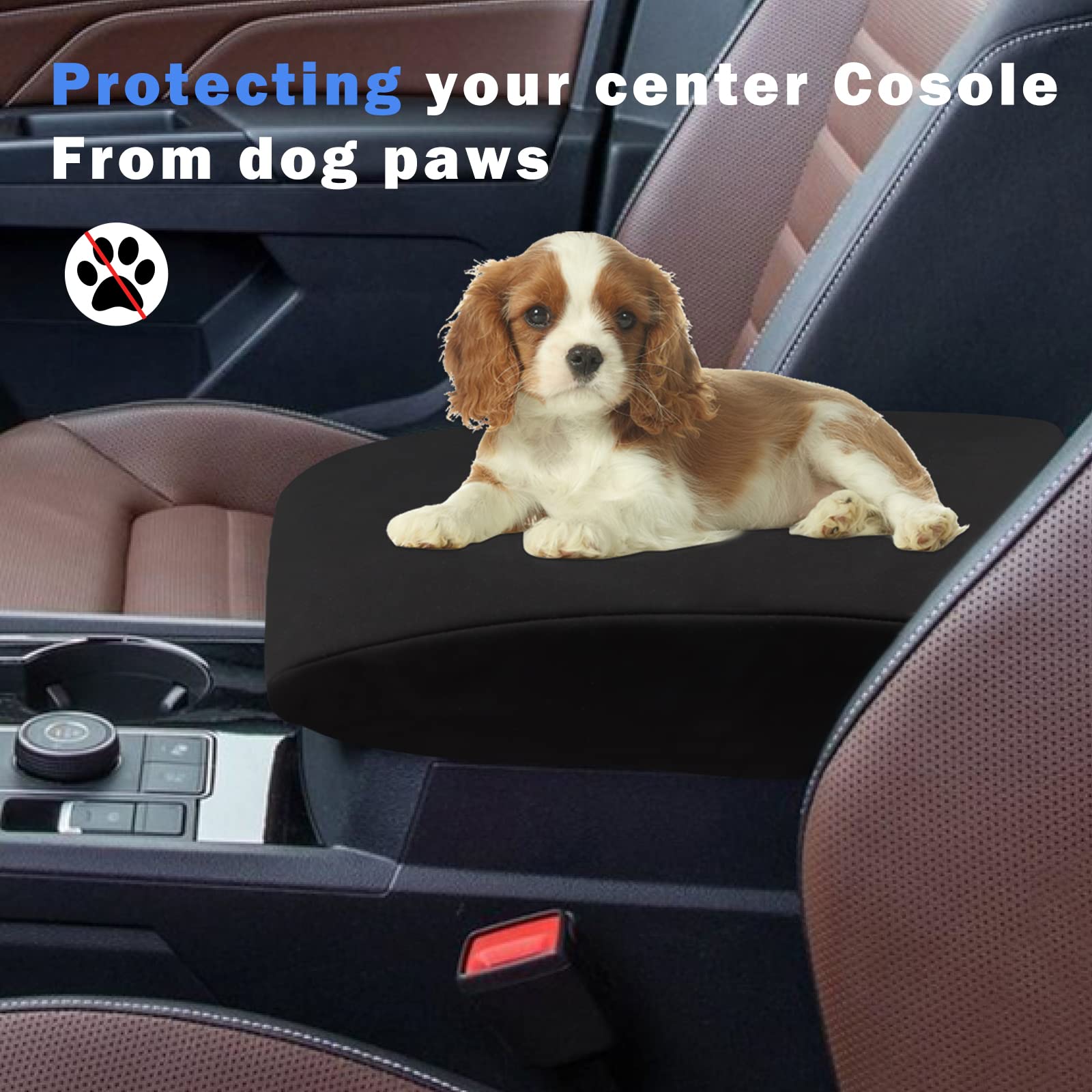 Intget Center Console Armrest Cover For Vw Volkswagen Atlas Accessories 2018 2019 2020 2021 2022 2023 Vw Atlas Cross Sport Accessories