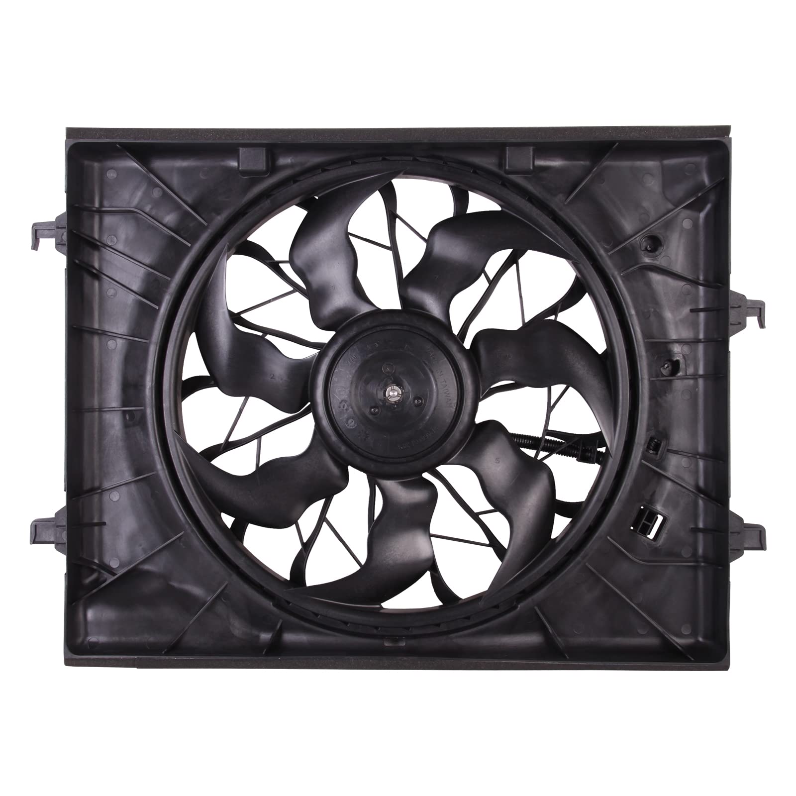 TYG OE Replacement(CAPA Quality) Cooling Fan Extra Silent for 2016-2020 Kia Optima 2.4L W/PWM | 25380-D5200 | KI3115148 | 621-57