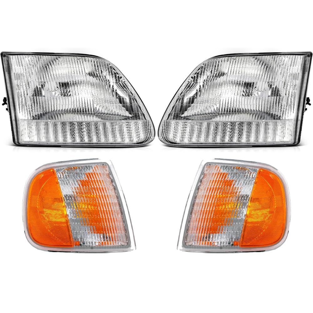 EPIC LIGHTING OE Spec-A Halogen Replacement Headlight Compatible with FORD 97-02 EXPEDITION 97-03 F-150 - Right Passenger Side