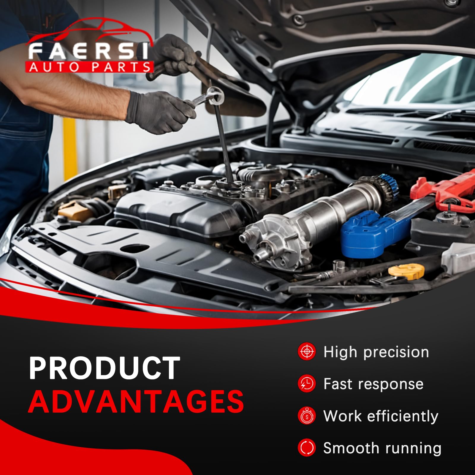 Faersi Mass Air Flow Meter Sensor Maf Afh50M-05 Replacement For Buick Chevy Oldsmobile Pontiac 3.8L 3Pin, 1999-2005 Lesabre, 200