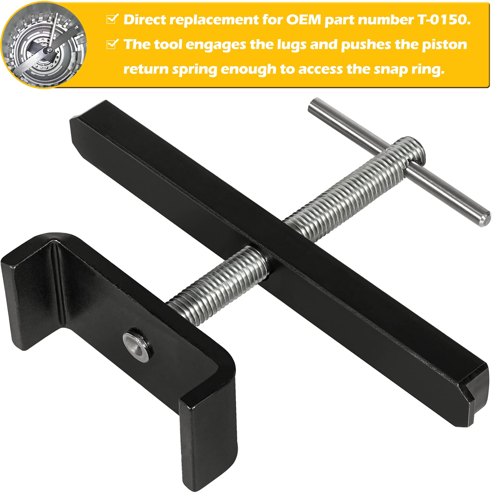 Bonbo T-0150 Rear Clutch Housing Spring Compressor Transmission Tool - Low & Reverse Clutch Spring Compressor Perfectly Compatible With Gm Powerglide Algp