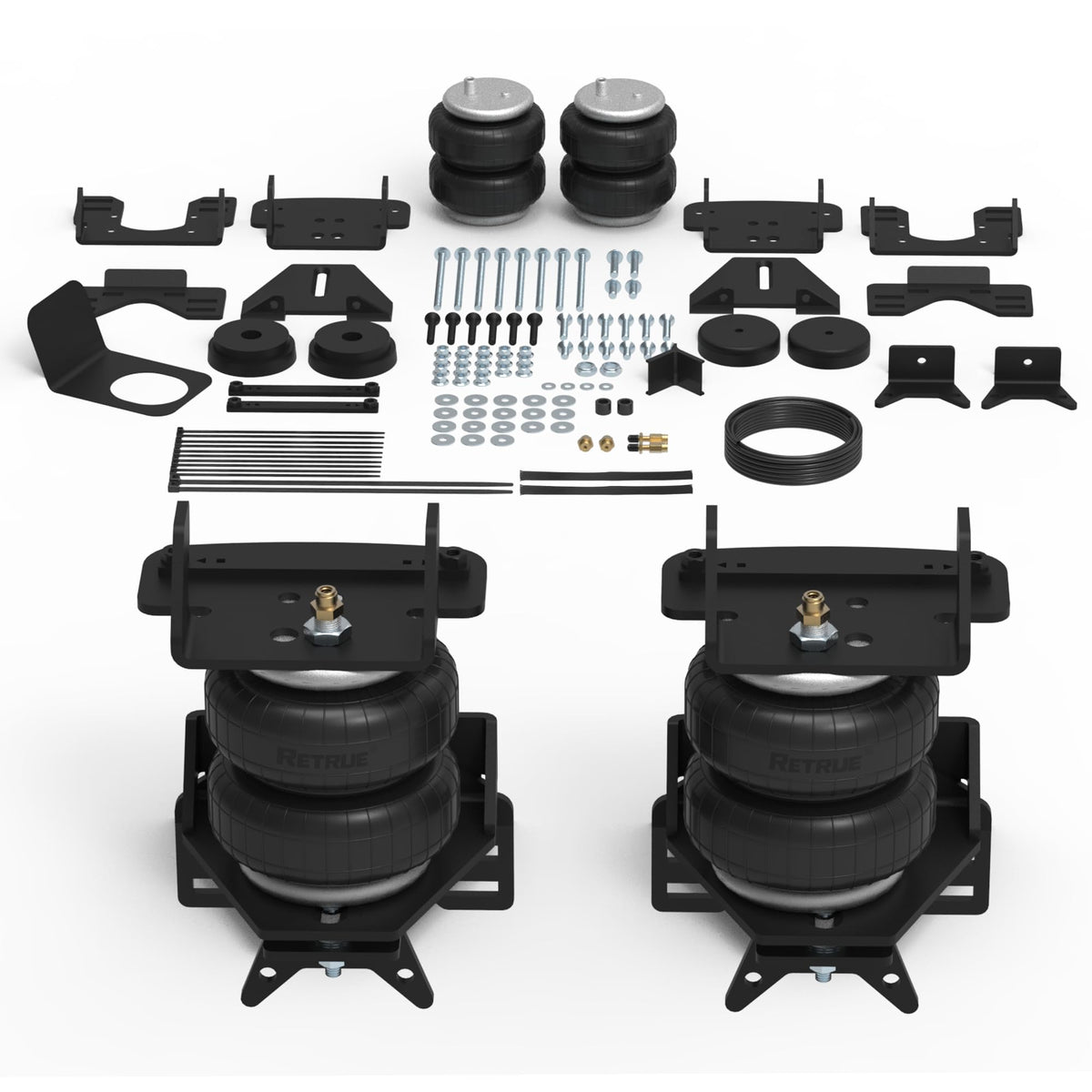 RETRUE Rear Air Bags Suspension Kit for 2017-2023 Ford F250 F350 F450 Truck Towing, 5000 Lbs of Load Leveling Capacity, Replacem