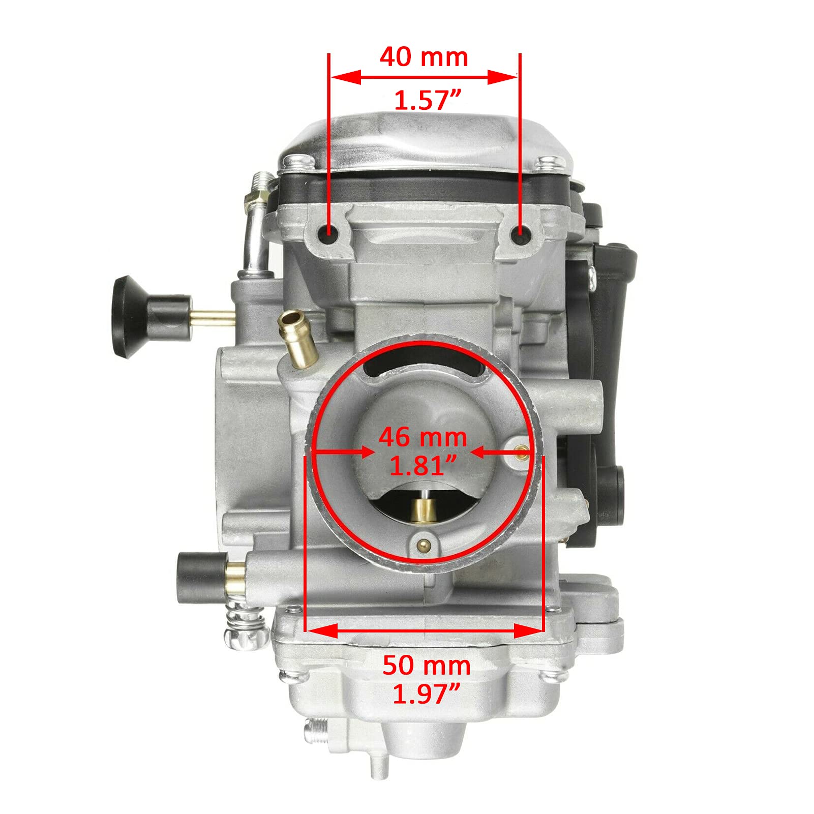 Carburetor Carb for Yamaha Wolverine 350 YFM350 (1996-2005) & Big Bear 350 YFM350 (1999) 4x4 ATV Quad Carb 4KB-14901-10-00 4KB-1