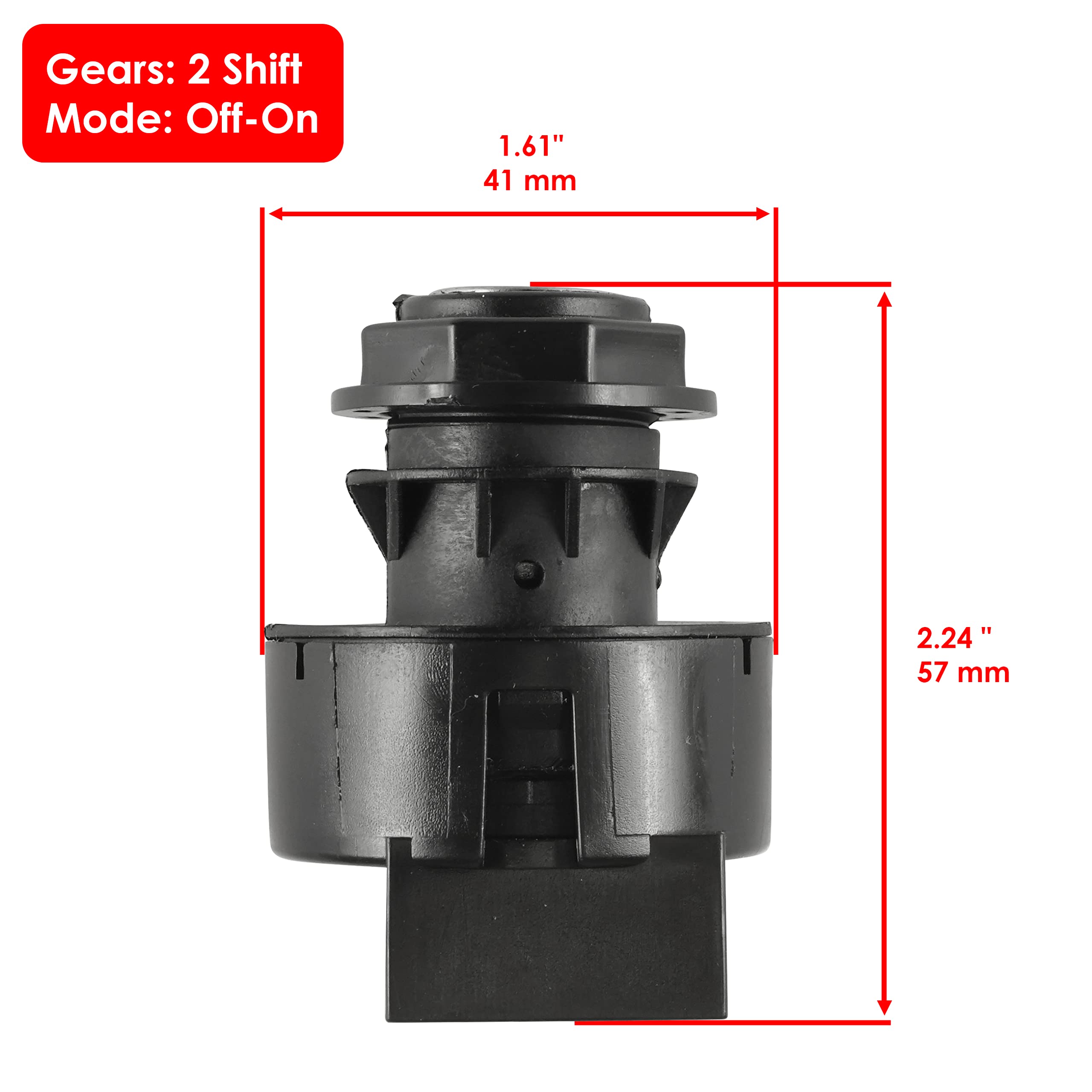 Caltric Ignition Key Switch Compatible With Polaris Sportsman 335 2000 Atv New [Automotive]