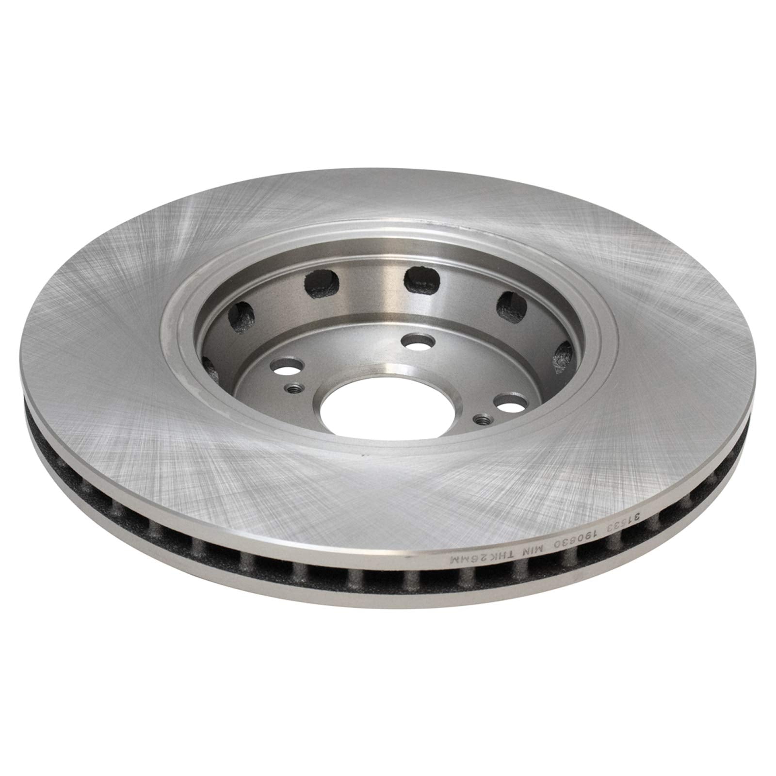 Trq Front Brake Rotors Set Vented Compatible With 2009-2015 Toyota Venza