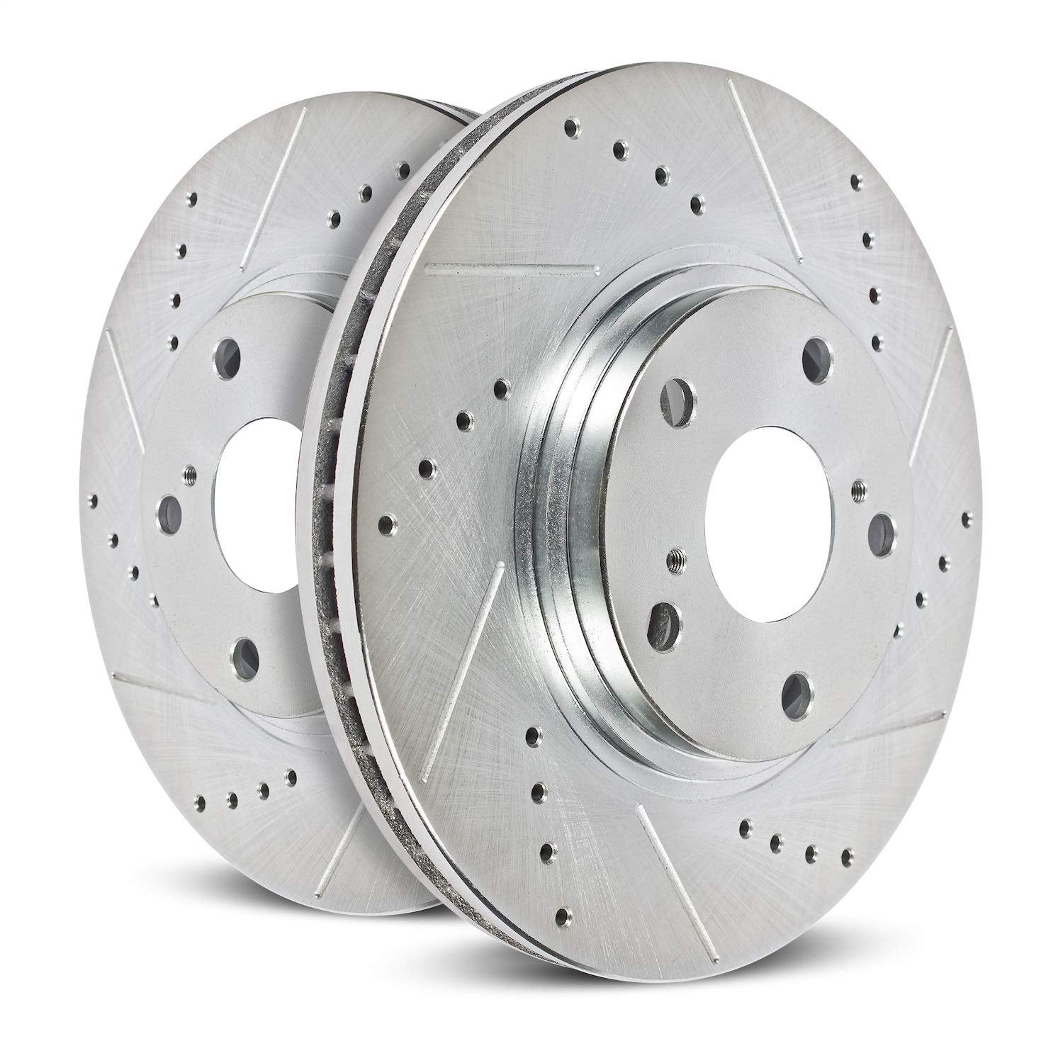 Power Stop Jbr1532Xpr Rear Evolution Drilled & Slotted Rotor Pair