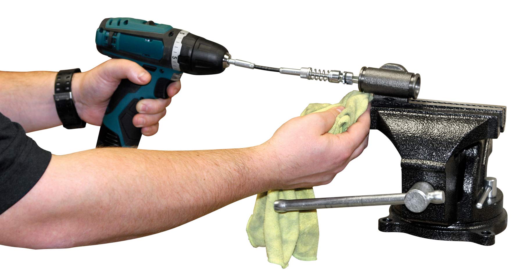 Performance Tool W80633 11/16'' To 2-1/2'' Flexible Shaft Cylinder Hone - Adjustable Honing Tension And Self-Centering Design