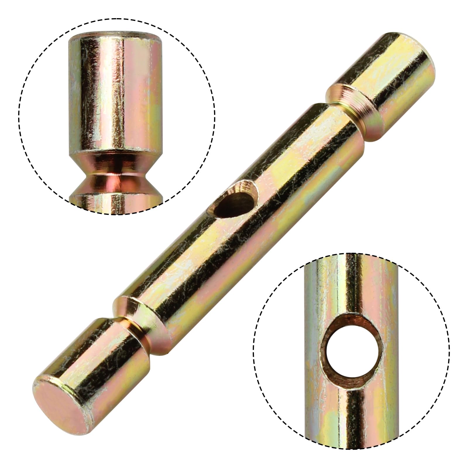 Aillsa ATV Snow Plow Shear Pin(4pc) Compatible with Polaris ATV Snow Plow Glacier,fits Polaris ATV 2015-2019 Sportsman 2205063 R