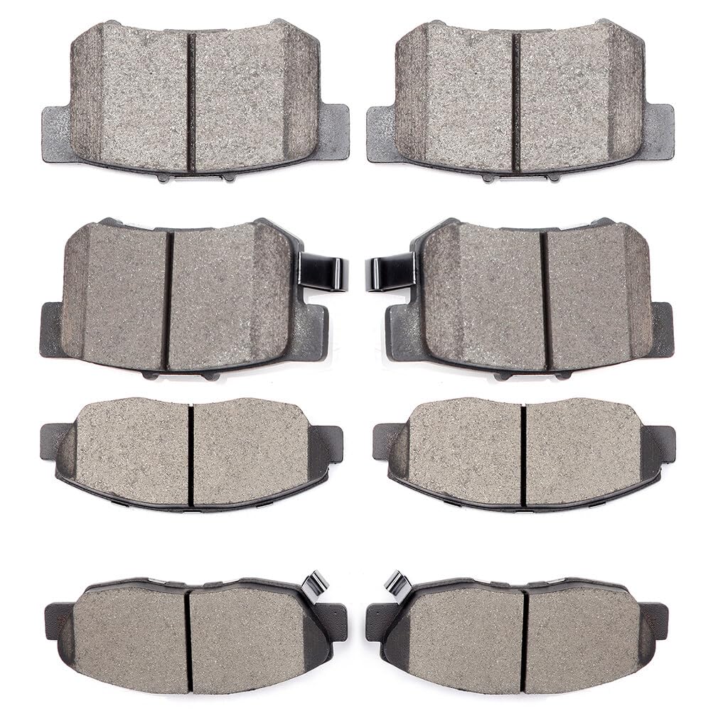 SCITOO D537 D465 Front Rear Ceramic Brake Pads Sets Fit For Acura CL 1997-1999,For Honda For Accord 1991-1997