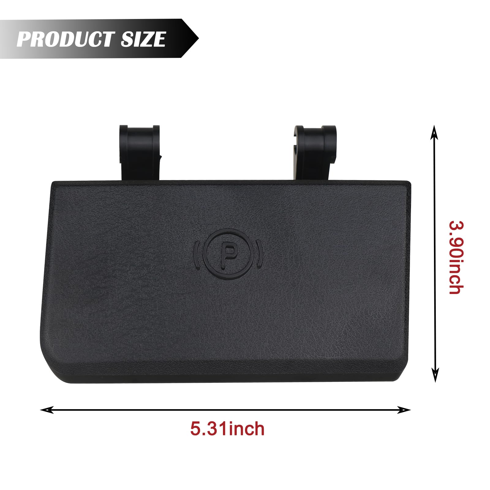 Tqponly 74401 Parking Brake Release Handle (Black) Compatible With Dodge Ram 1500 2500 3500 4500 5500 Truck