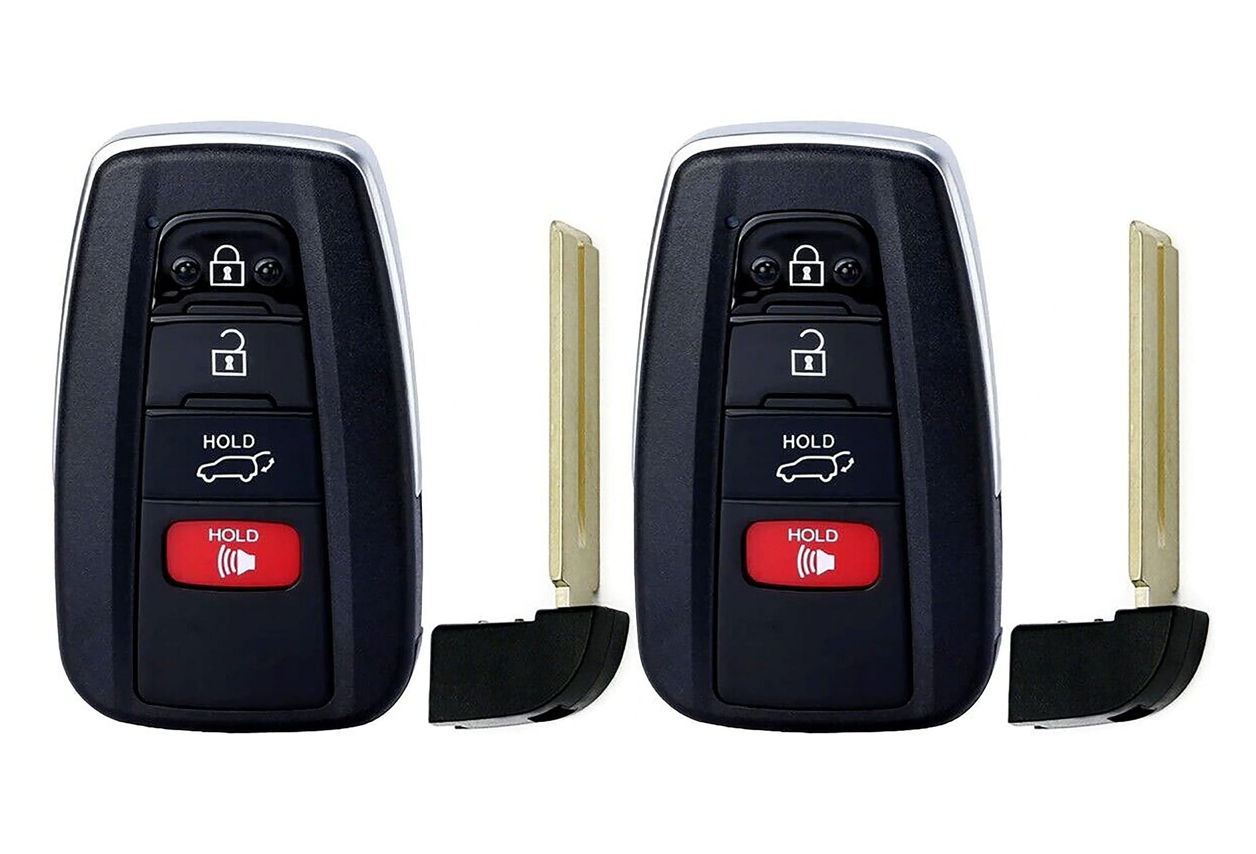2X New Quality Replacement Prox Key Fob Compatible With & Fit For 2020-2022 Toyota Highlander Le, Xle - Mpn Hyq14Fbc-09