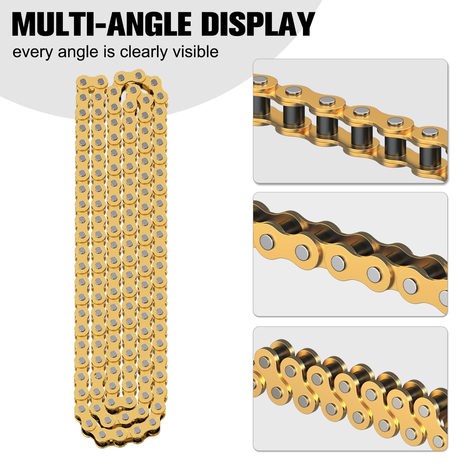 CILOYU 35 Chain Mini Bike Chain Breaker Compatible with Coleman CT100U CC100X Baja DB30 Motovox MBX10 MBX11 Predator 97cc 100cc