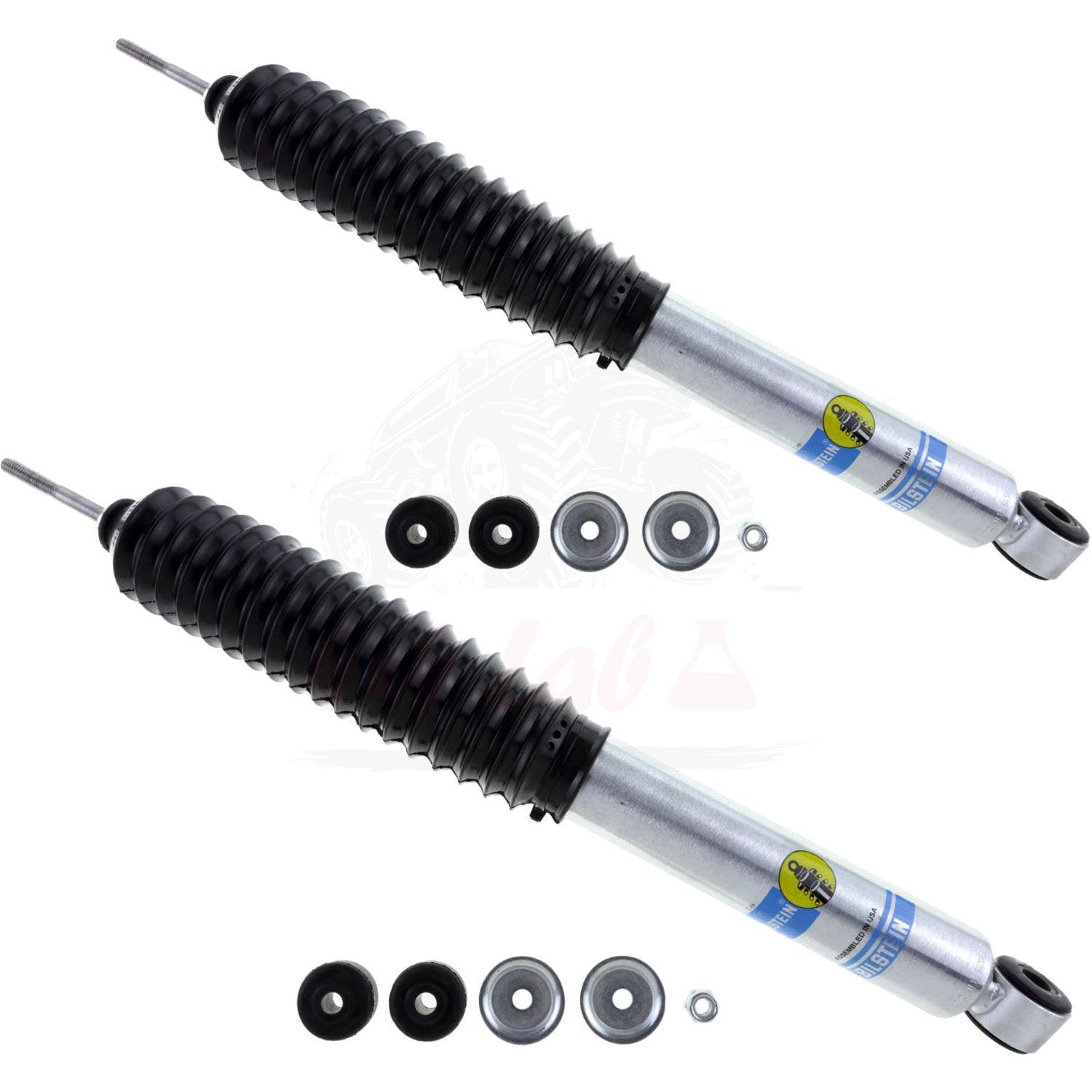 Bilstein 24-187183 Pair of 5100 Series Front Monotube Shocks fits 2007 2010 Silverado Sierra 2500 3500 HD with 4-6    Front Lift