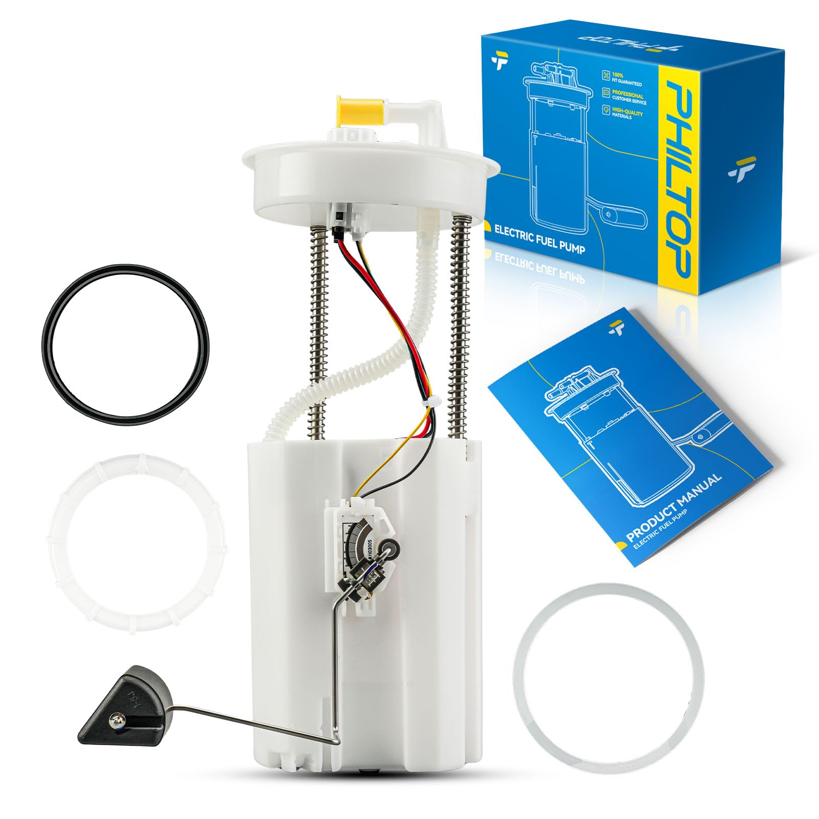 PHILTOP FG0923/FG1047 Electric Fuel Pump Assembly Fit for CR-V 2007-2011, Electric Fuel Pump Module Assembly Kit