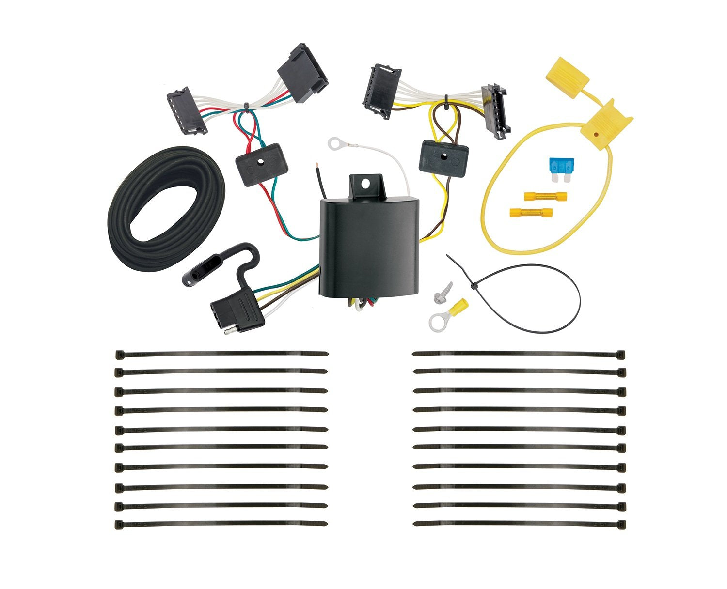 Tekonsha T-One® T-Connector Harness, 4-Way Flat, Compatible With Select Dodge Sprinter : Freightliner Sprinter : Mercedes-Benz Sprinter