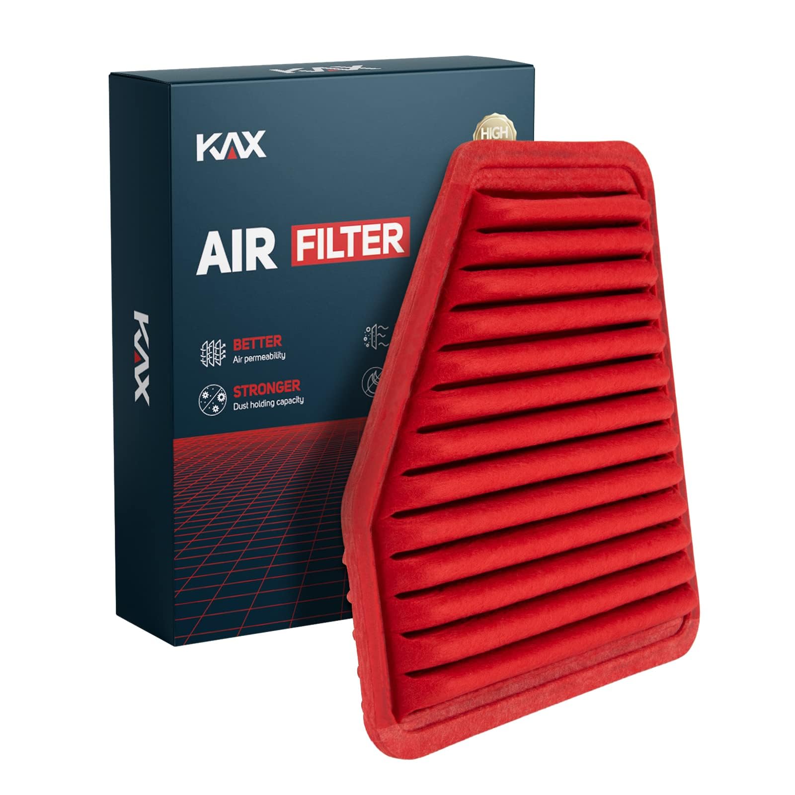 Kax Premium Engine Air Filter, Gaf010 (Ca10169) Replacement For Toyota Camry 2007-2011, Corolla 2009-2012, Avalon 2005-2012, Mat