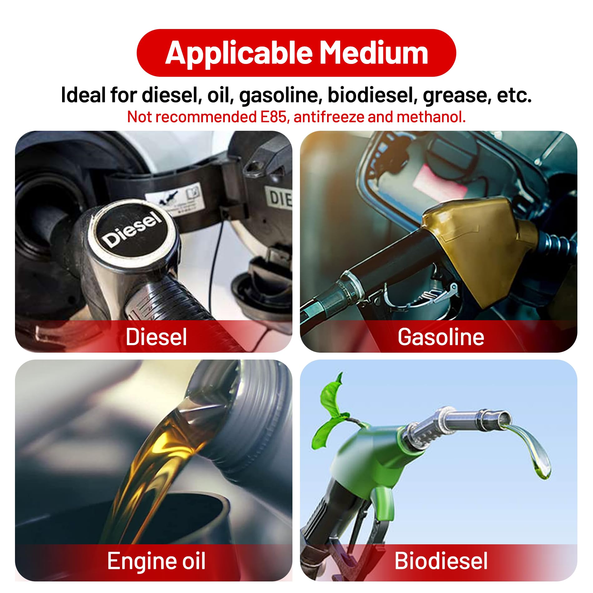 Evil Energy 1/4 Fuel Hose Line Push Lock Nbr Rubber Sae 30R7 10Ft 300Psi