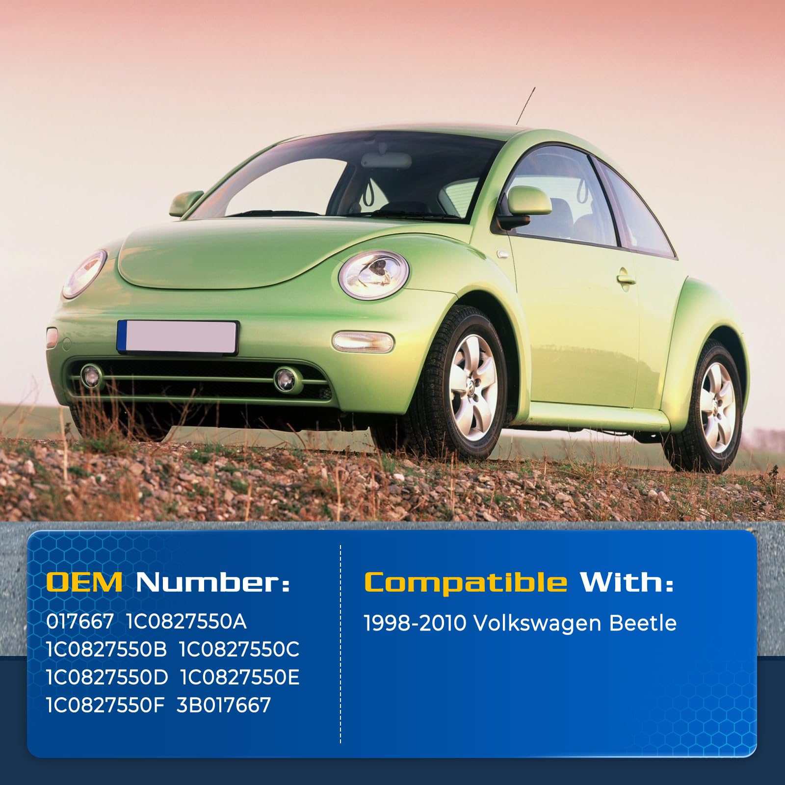 Arana Trunk Struts Lift Support For Volkswagen Beetle 1998-2010, Rear Hatch Replacement Shocks Fits 1998-2010 Volkswagen Beetle