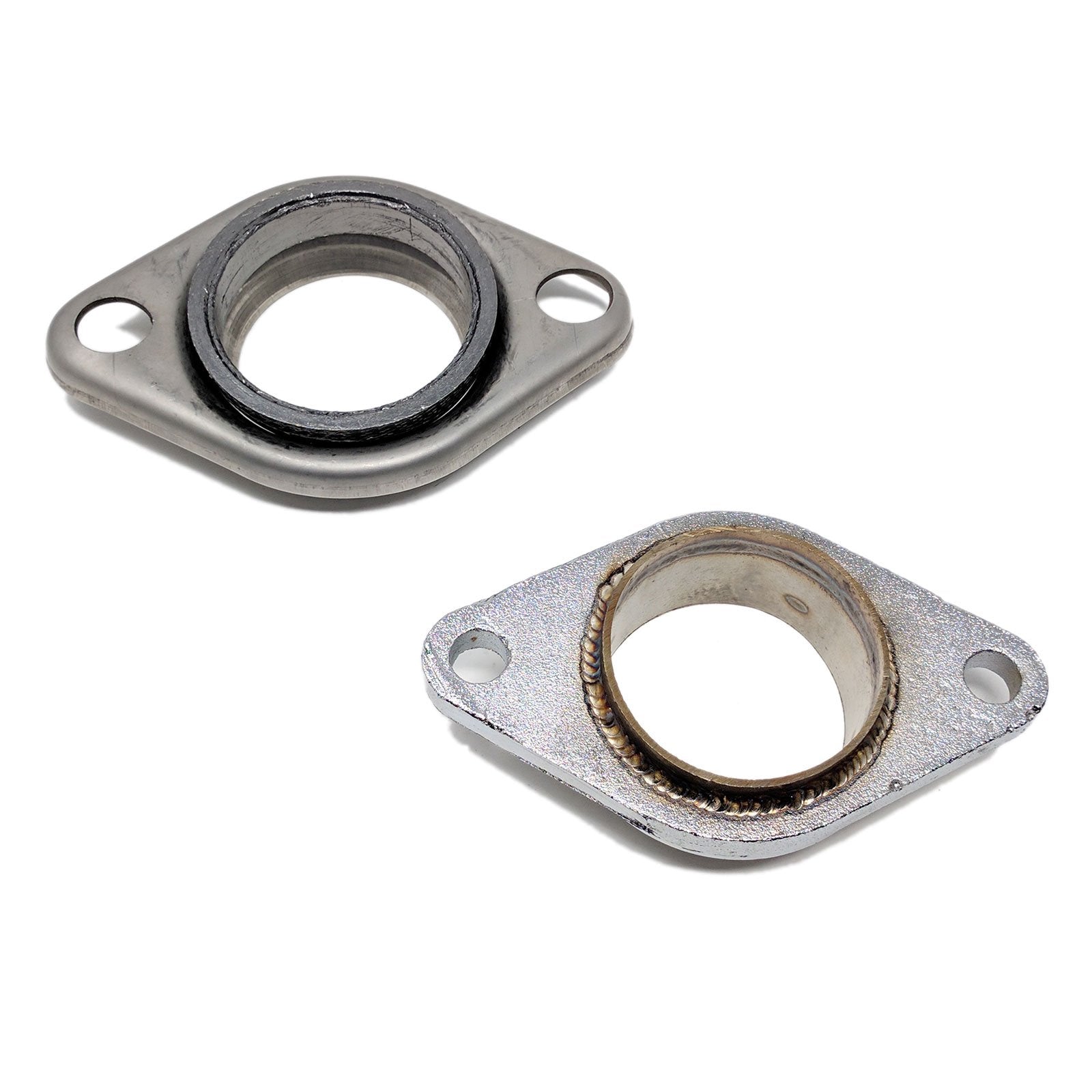 Exhaust Header Test Pipe Donut Gasket With Collector Flange Set, 2.5''